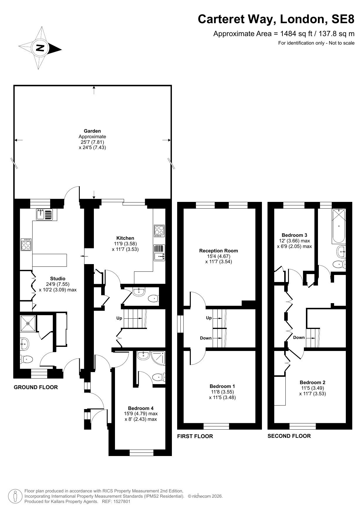 67 Carteret Way, London, Greater London floorplan