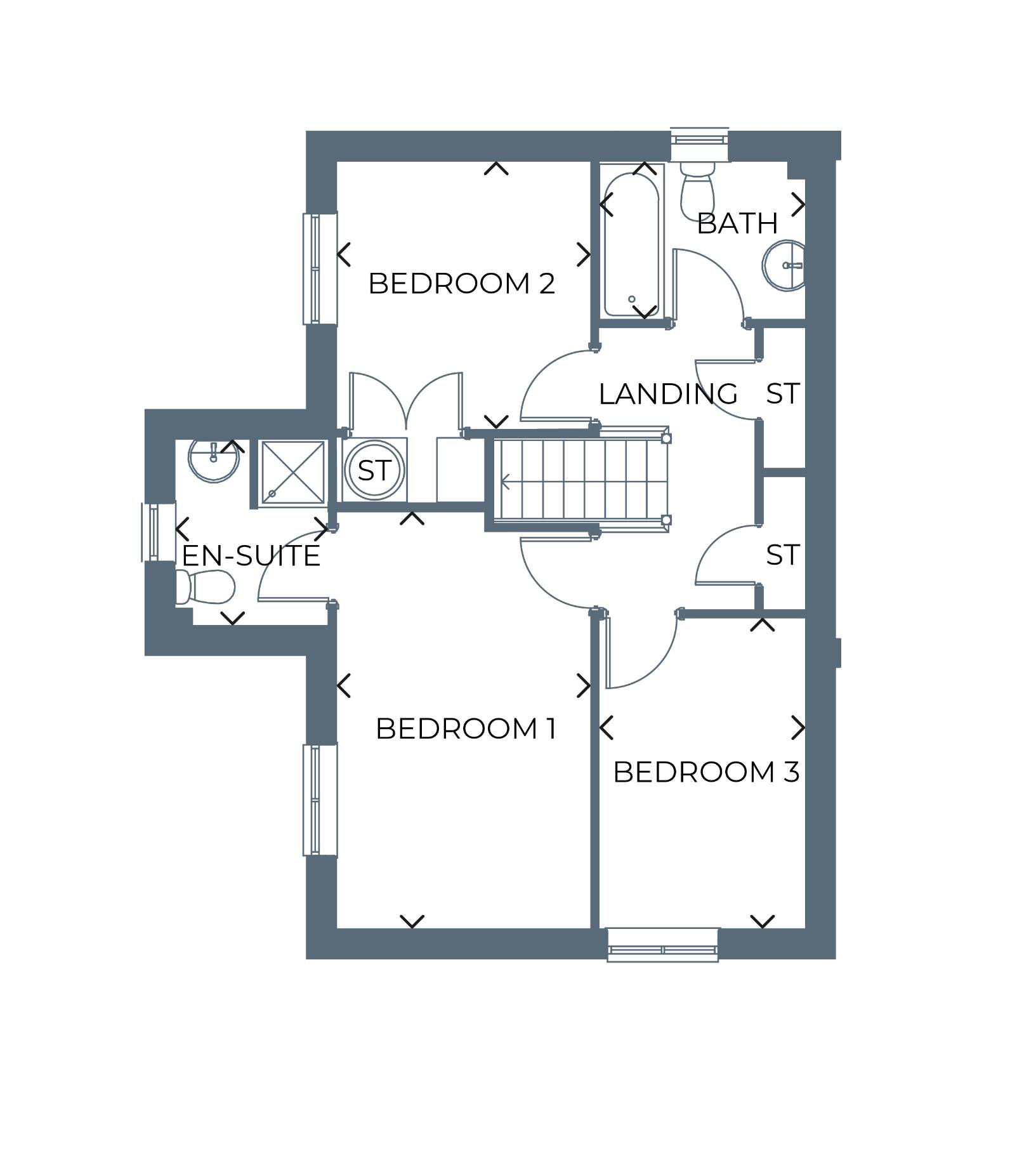 031, Windsor Drive, South Hetton floorplan