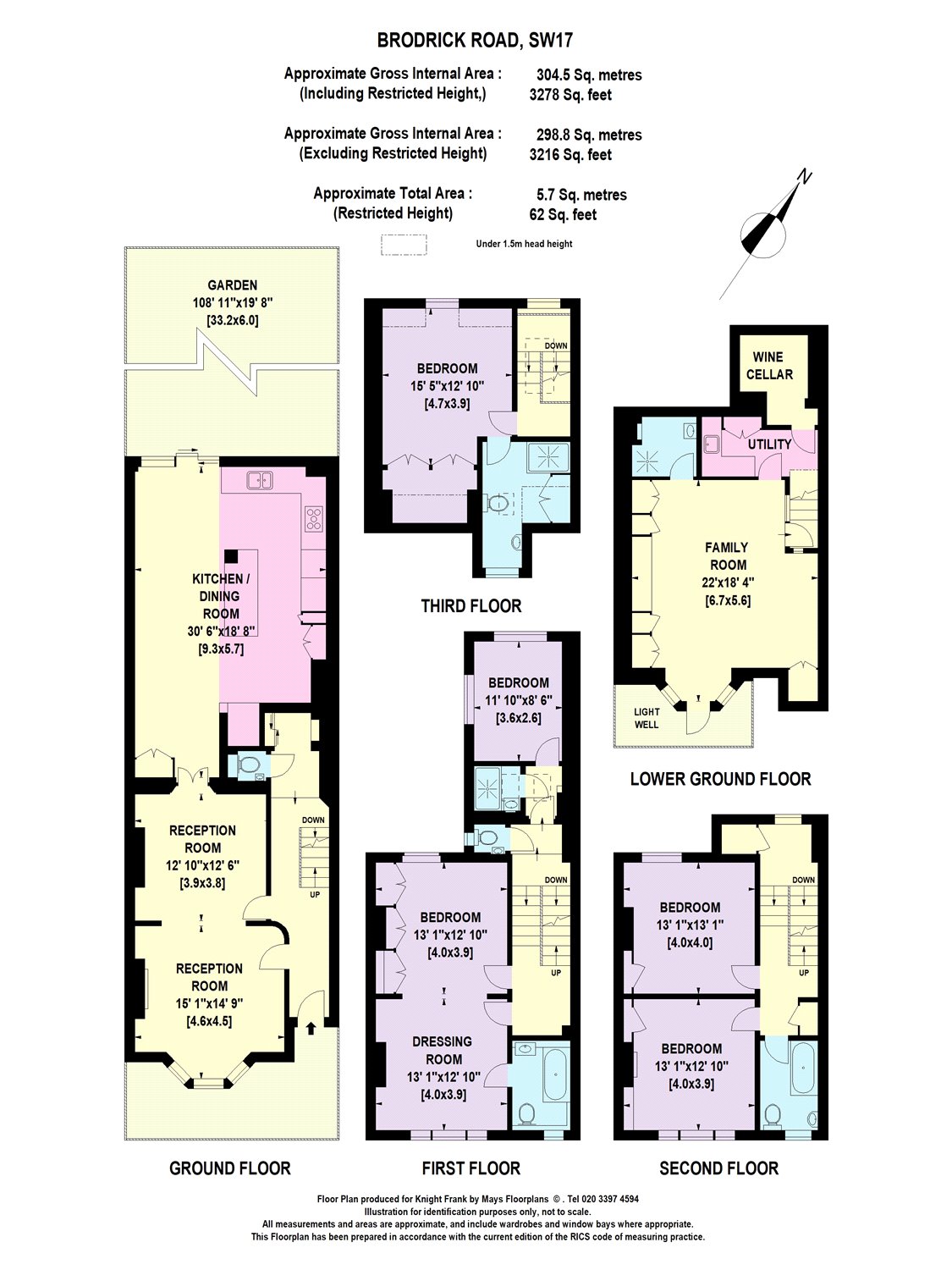 14, Brodrick Road, Wandsworth floorplan