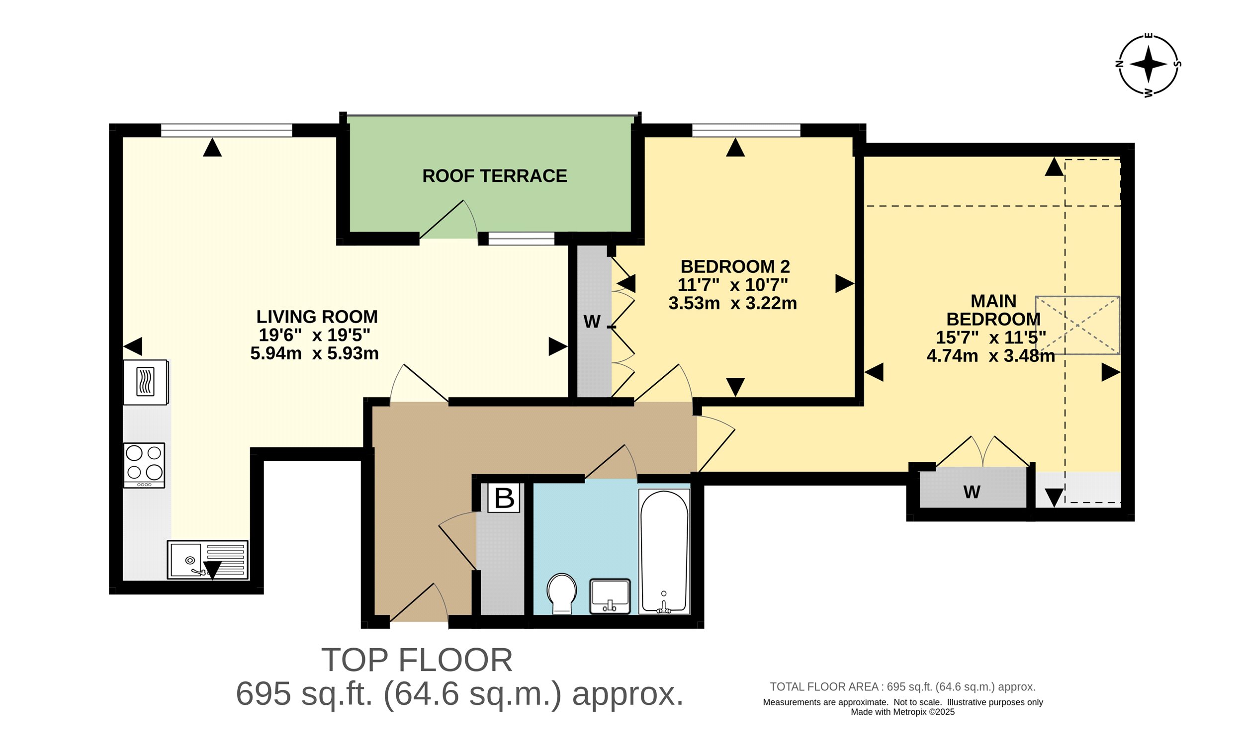 Flat 46, Opus Court,, Bay Tree Avenue, Surrey floorplan