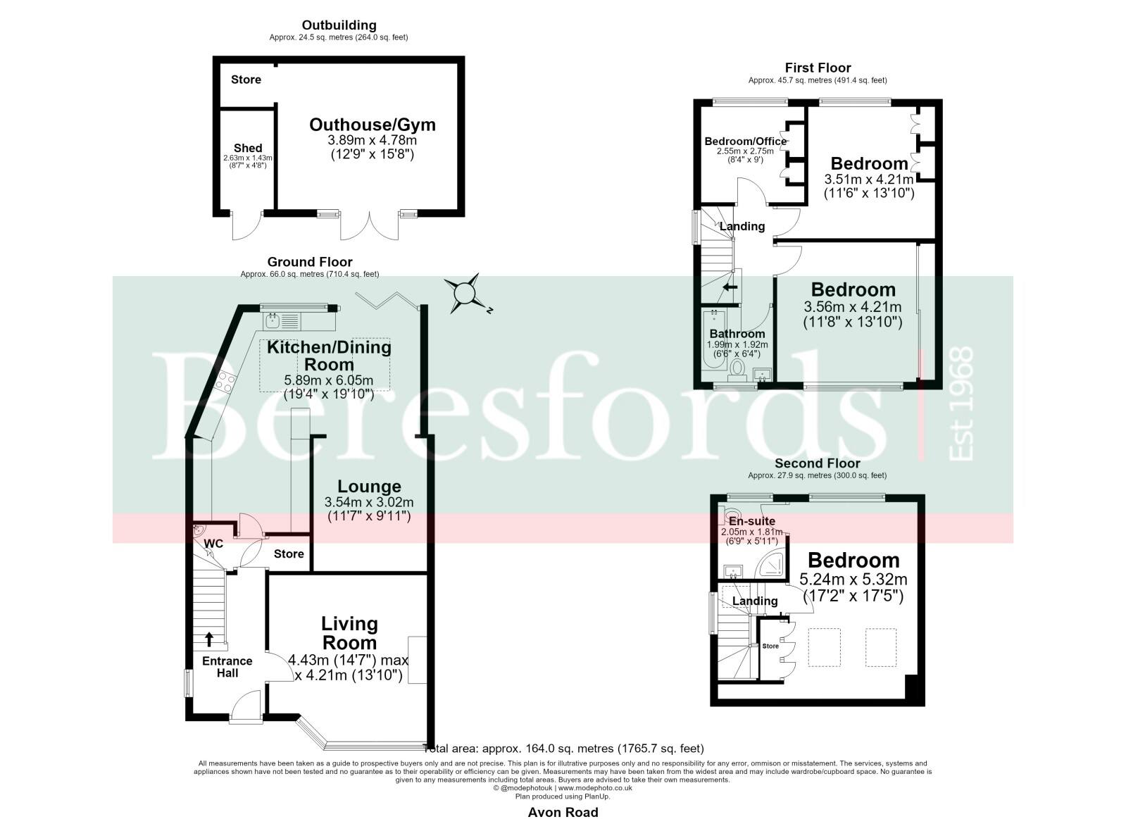 16, Avon Road, Upminster floorplan