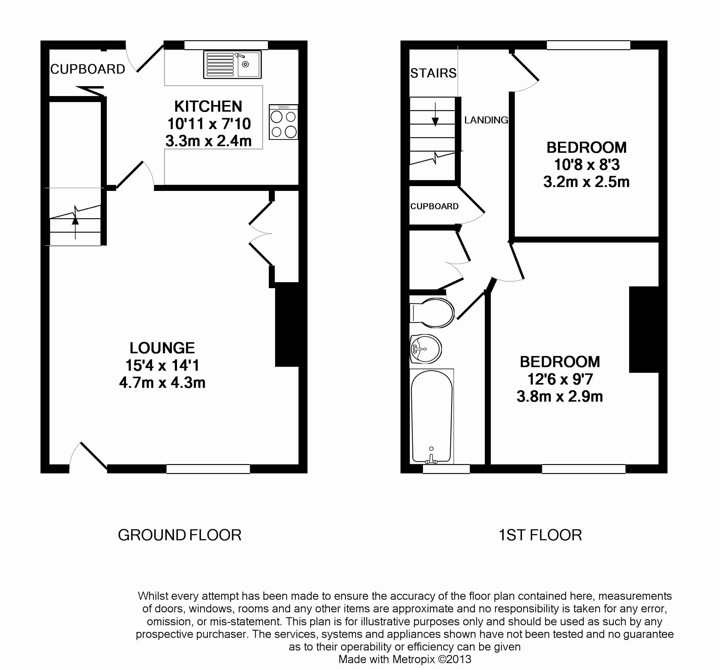 2 Bedrooms Terraced house to rent in Bradford Road, Tingley, Wakefield WF3