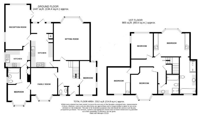 287, Kings Drive, Eastbourne floorplan