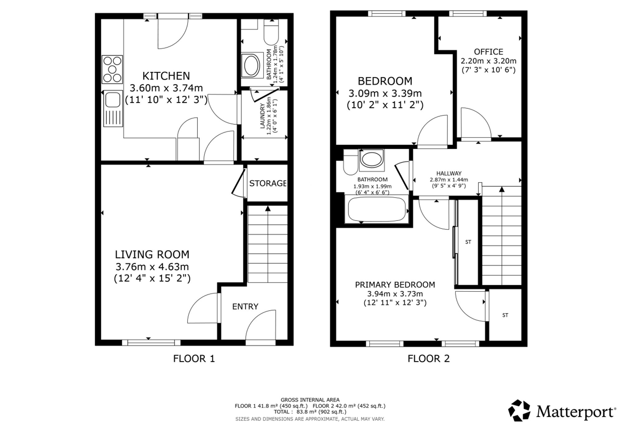9 Cavanata Place, Glasgow floorplan