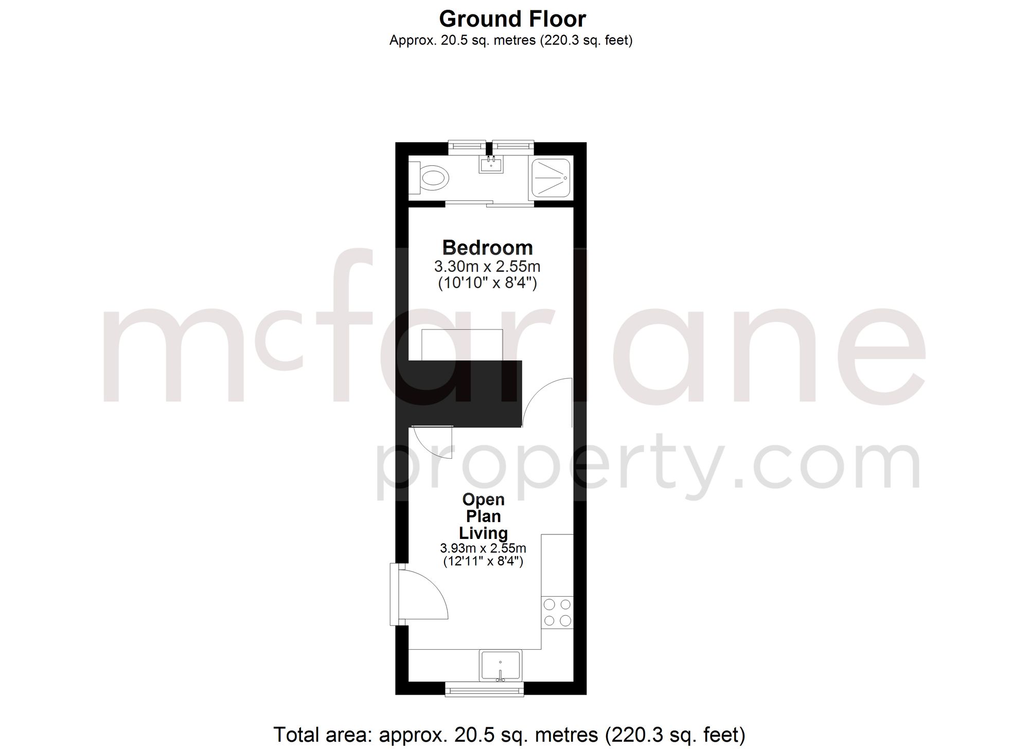 Flat 1, 12 London Road, Marlborough floorplan
