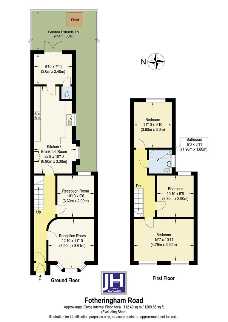 32, Fotheringham Road, Enfield floorplan