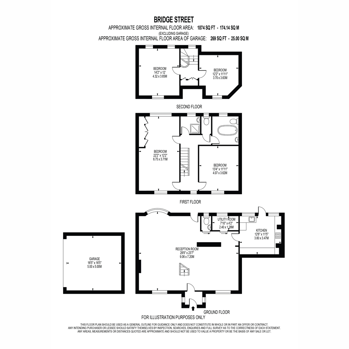 45, Bridge Street, Walton-on-thames floorplan