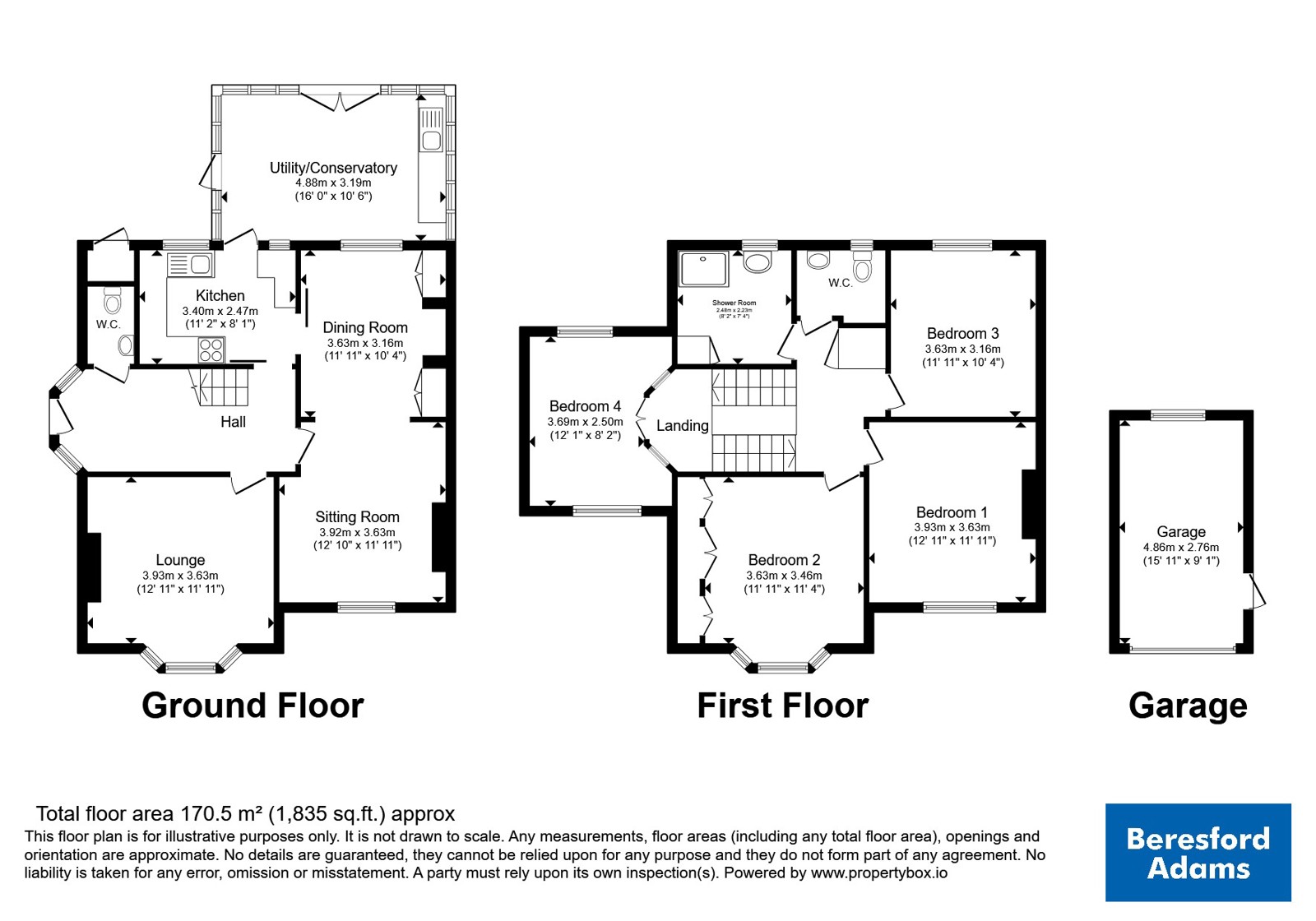 23, Bryn Awelon, Flintshire floorplan