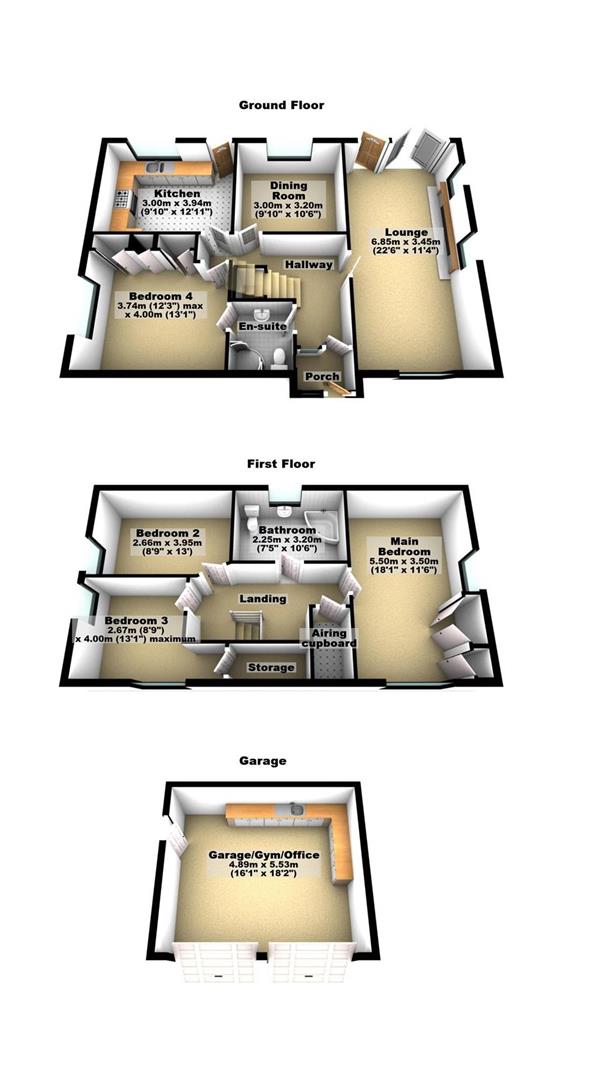 4 Bedrooms Detached house for sale in Glyn Road, Selattyn, Oswestry SY10