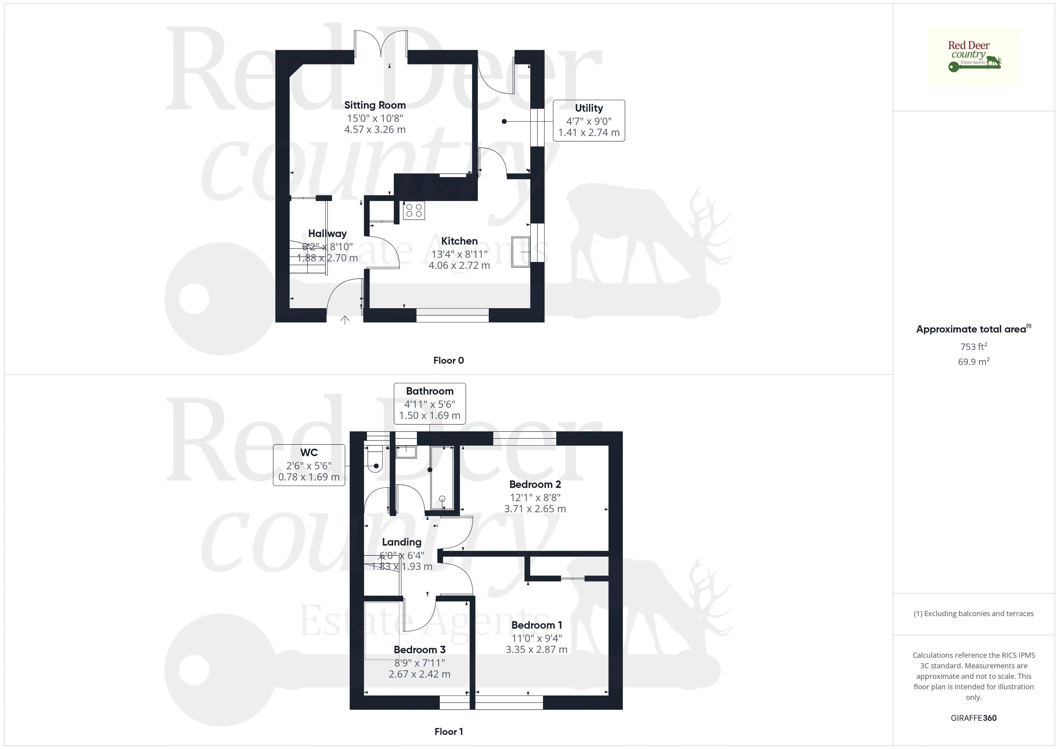 1, Whitecroft, Taunton floorplan