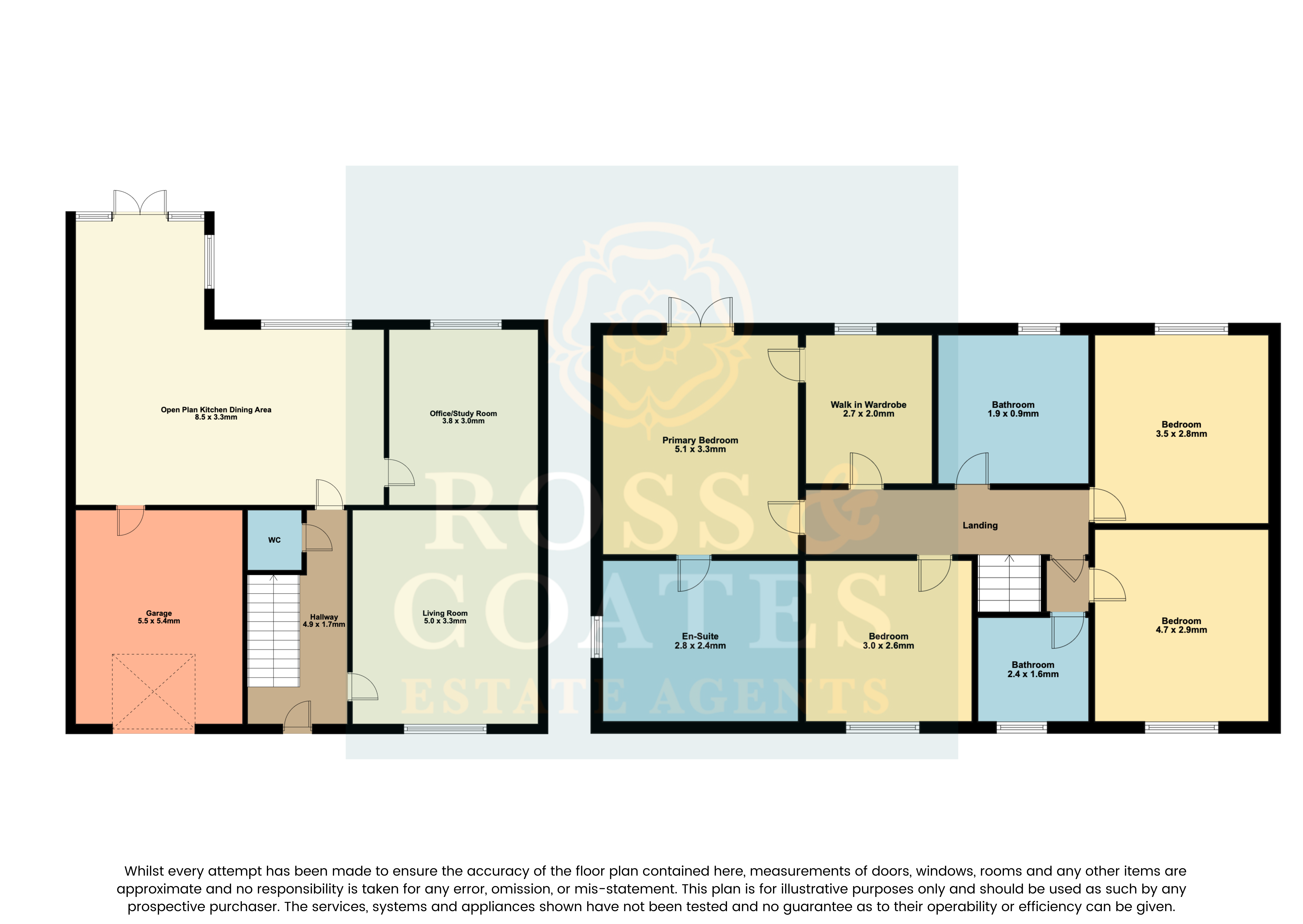 1, Aira Close, Gamston, floorplan