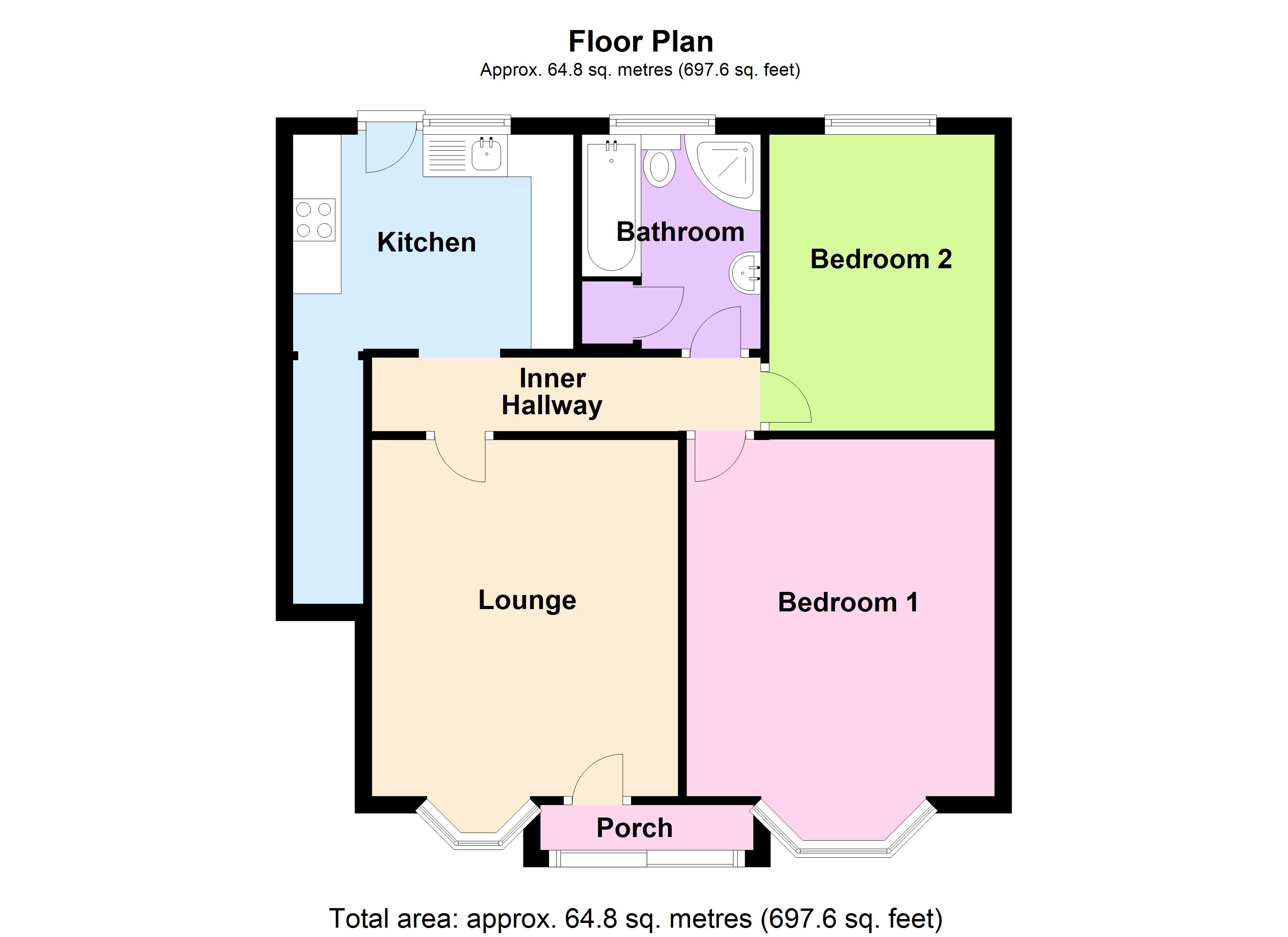 2 Bedrooms Flat for sale in Bannings Vale, Saltdean, Brighton, East Sussex BN2