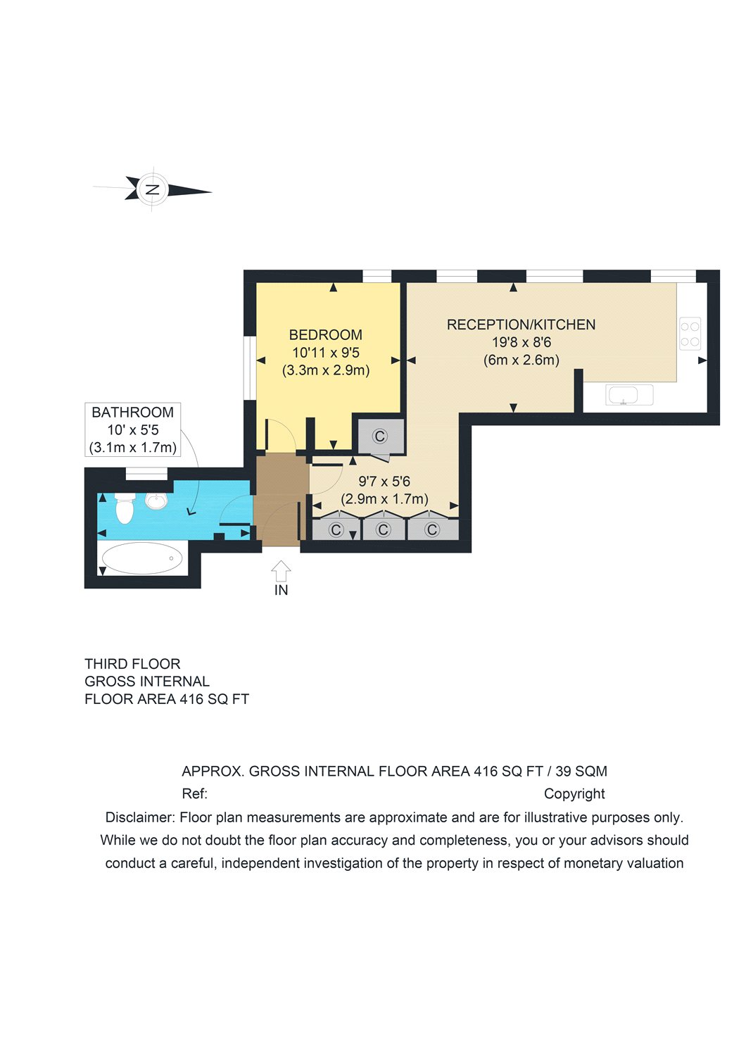 1 Bedrooms Flat to rent in College Terrace, London E3