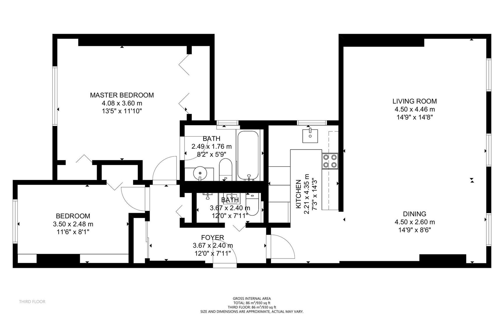Hyde Park Gardens, Hyde Park, London W2, 2 bedroom flat to rent