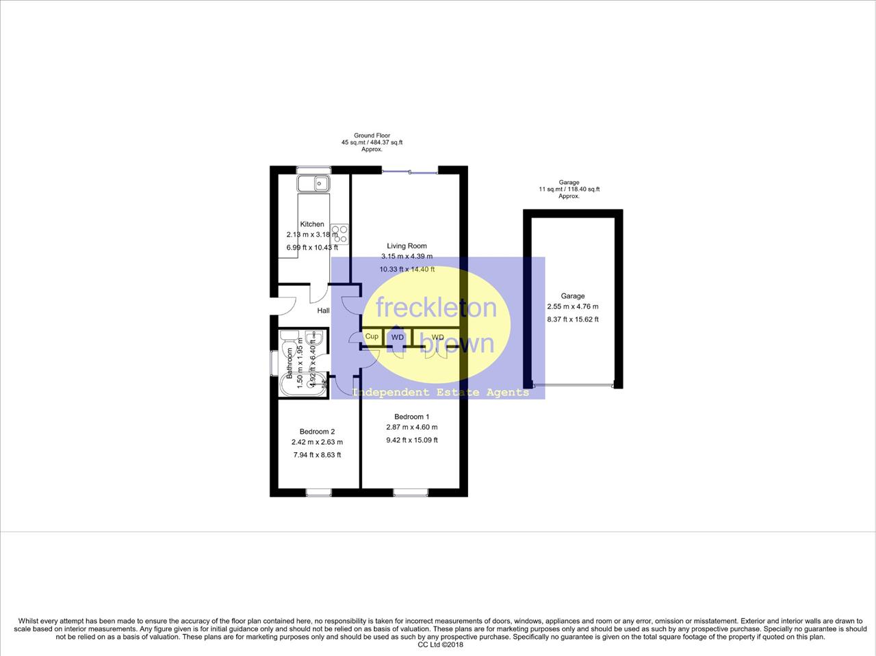 22, Baldwin Street, Nottingham floorplan