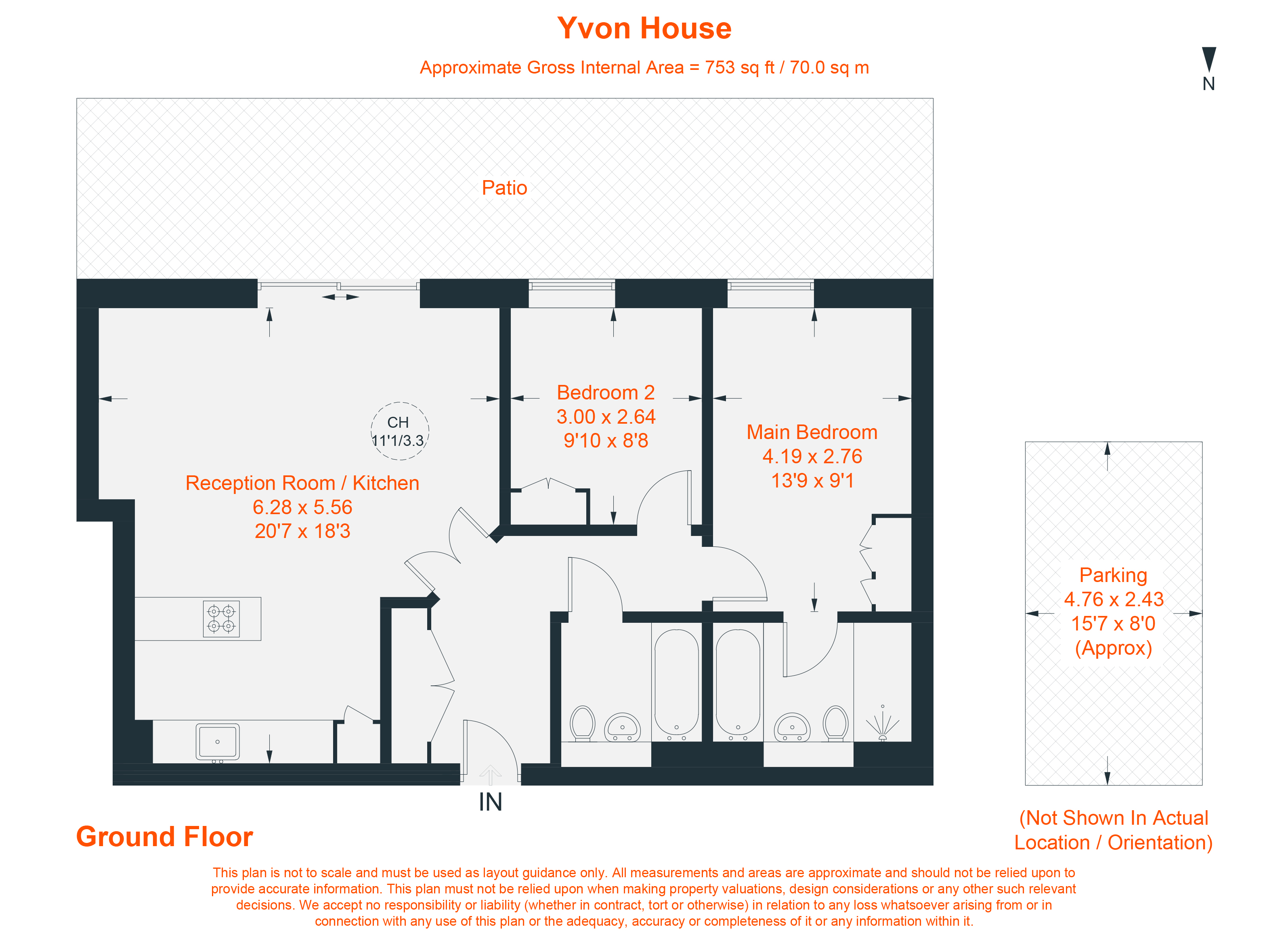 49 Yvon House,, Alexandra Avenue, Battersea floorplan