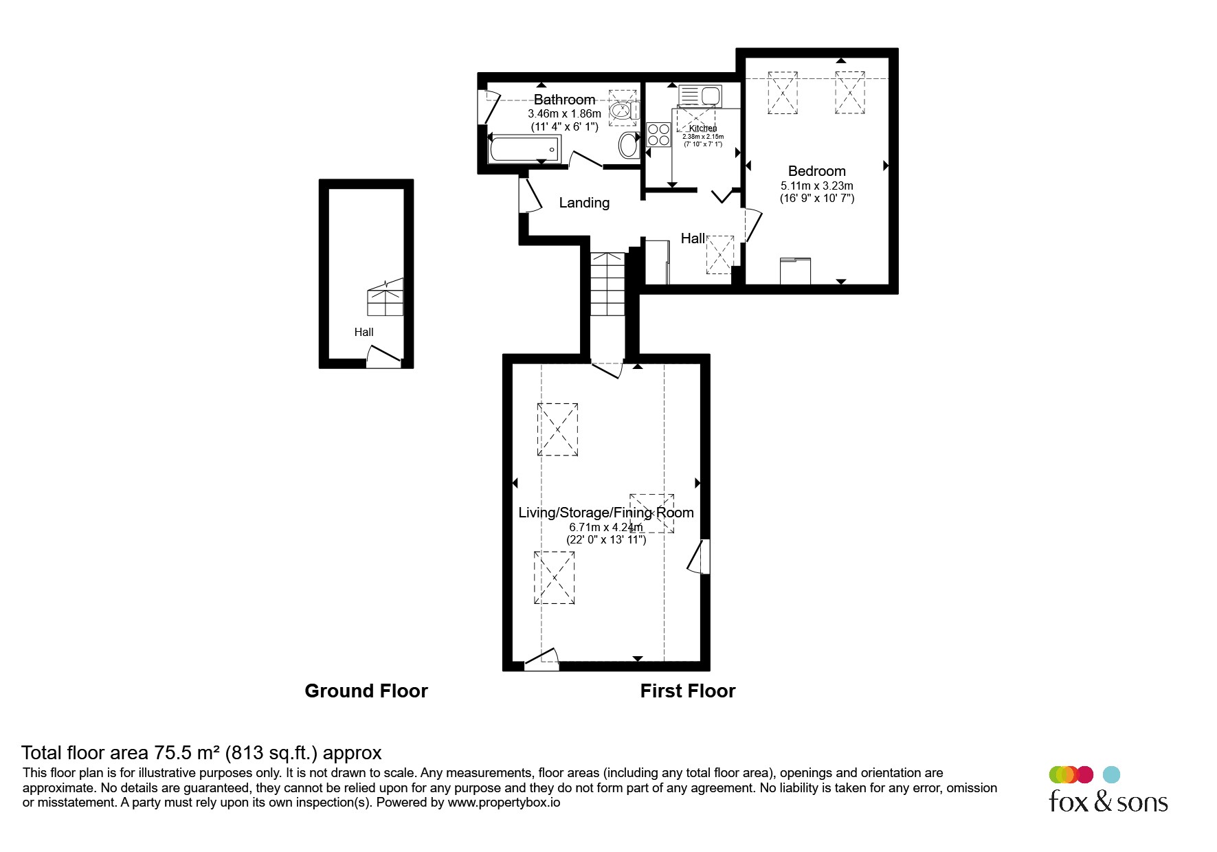 Flat 7, Castle Mews, 187, Andover Road, Andover floorplan