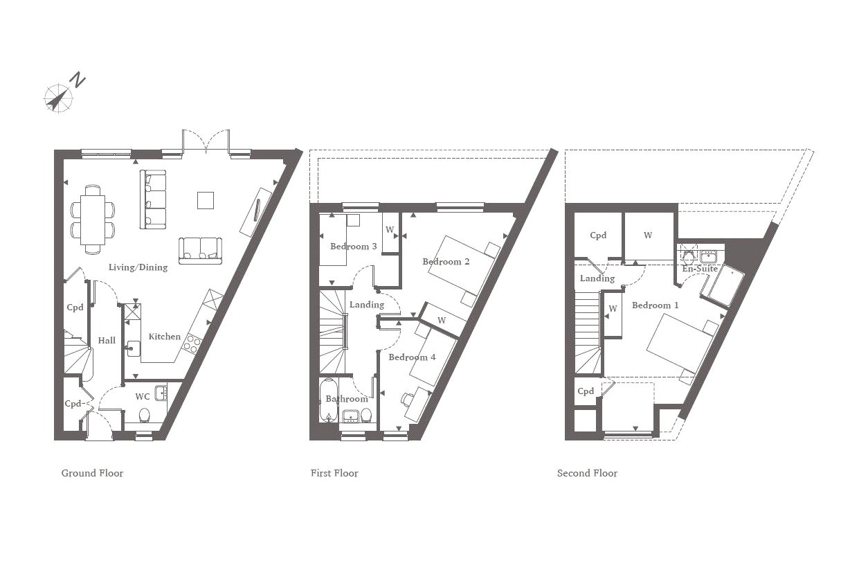 5 Swansfield Close,, Moorfield Mews, Surrey floorplan