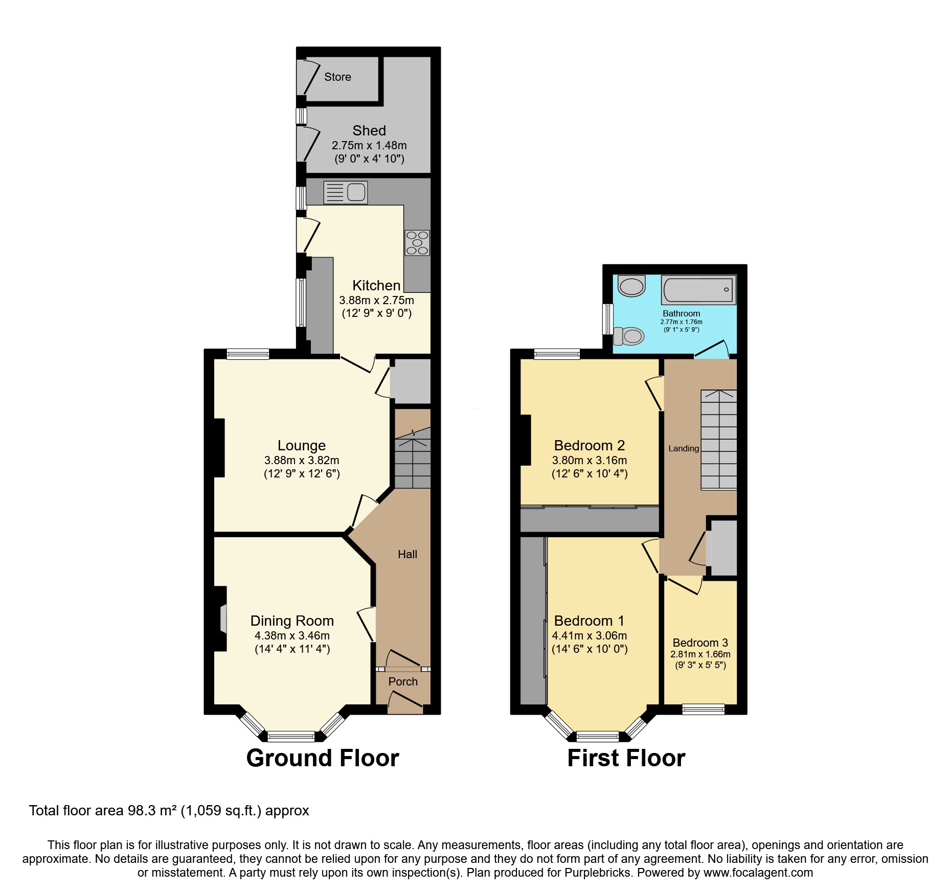 5, Probyn Road, Wallasey floorplan