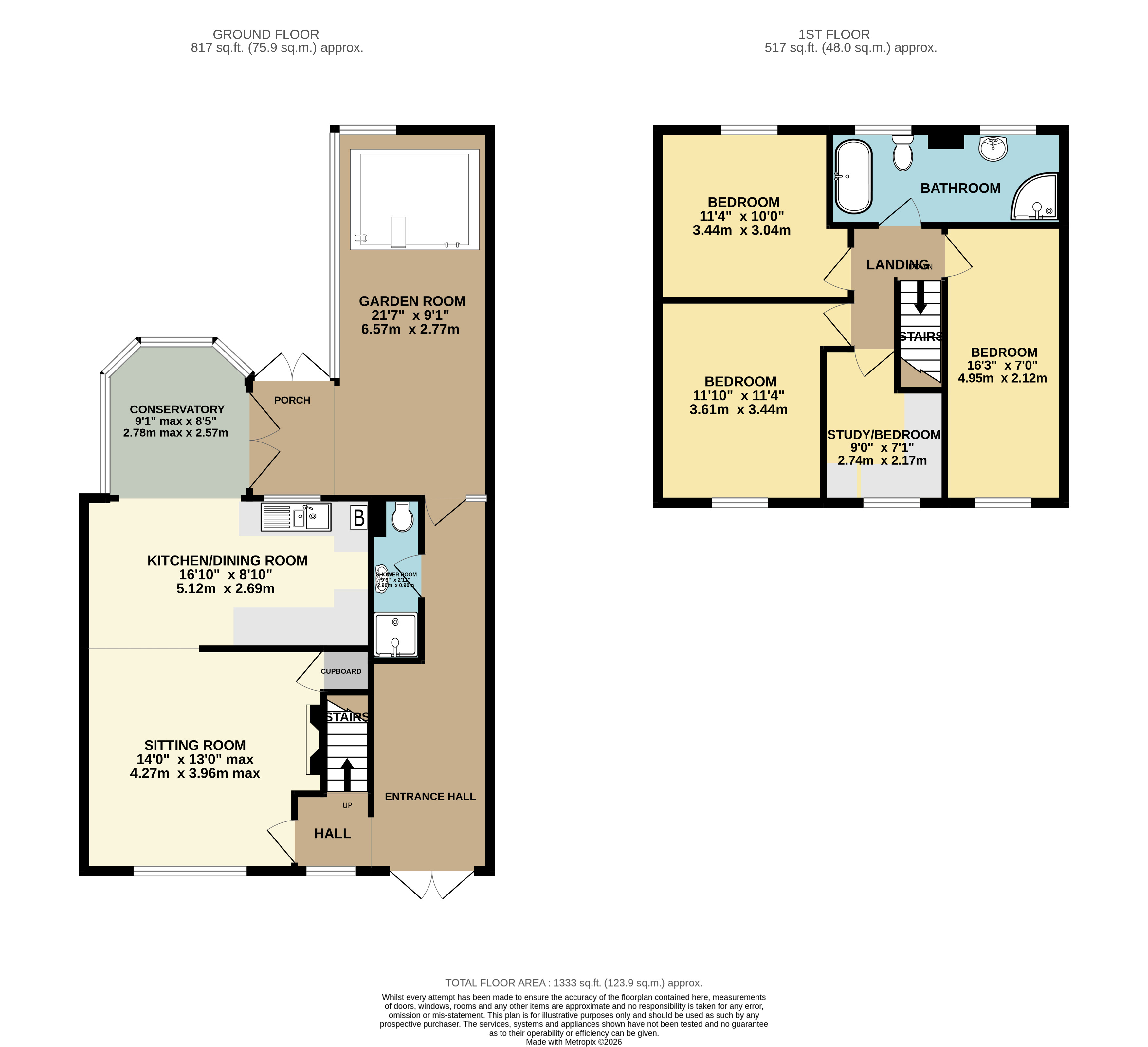 98, North Park, Fakenham floorplan