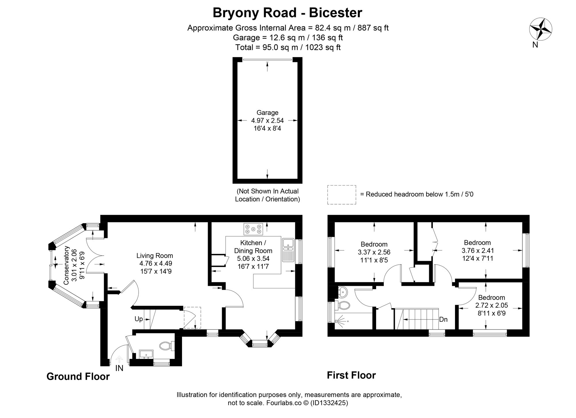 9 Bryony Road, Bicester floorplan