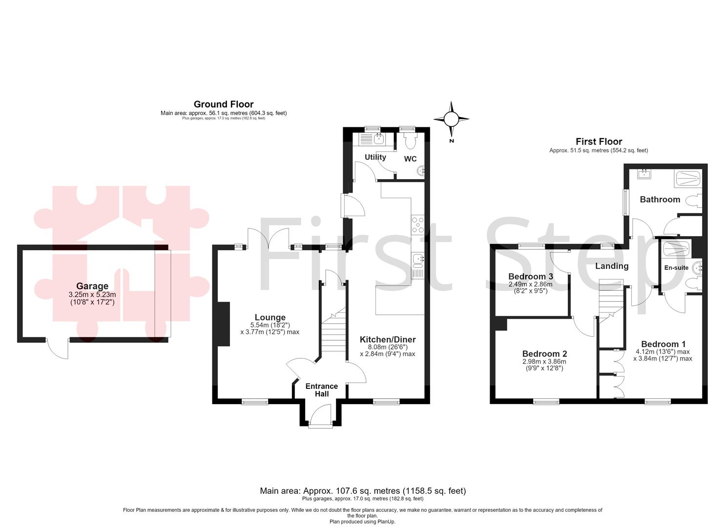 33, Bronte Avenue, Hitchin floorplan