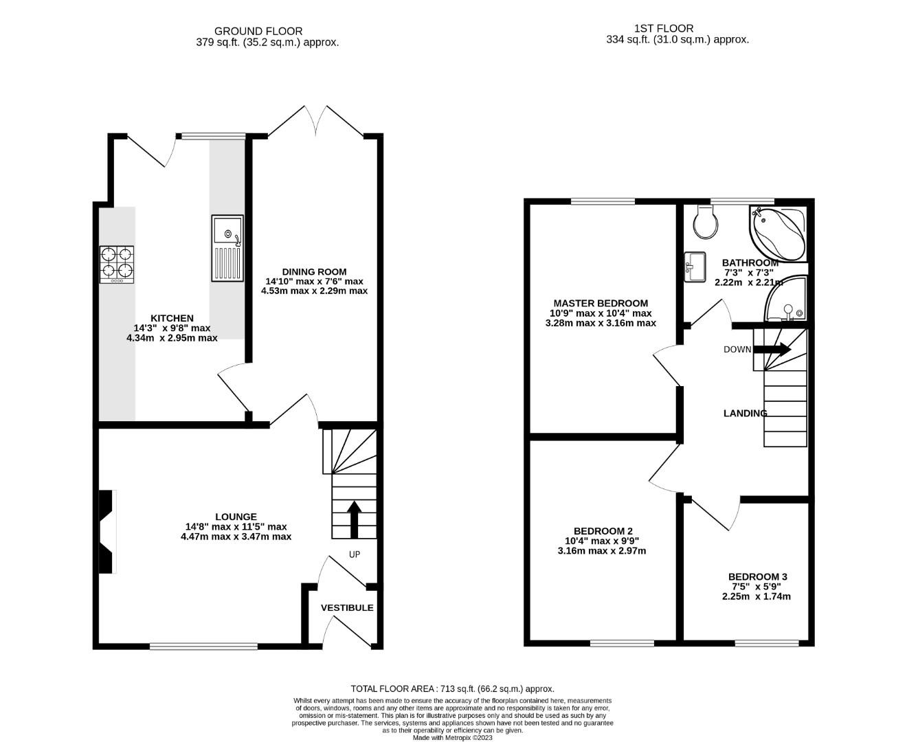 454, Bolton Road, Manchester floorplan
