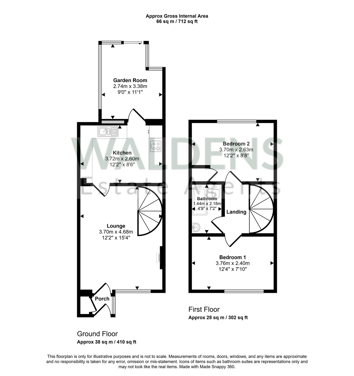 6, Gulliver Close, Bedford floorplan