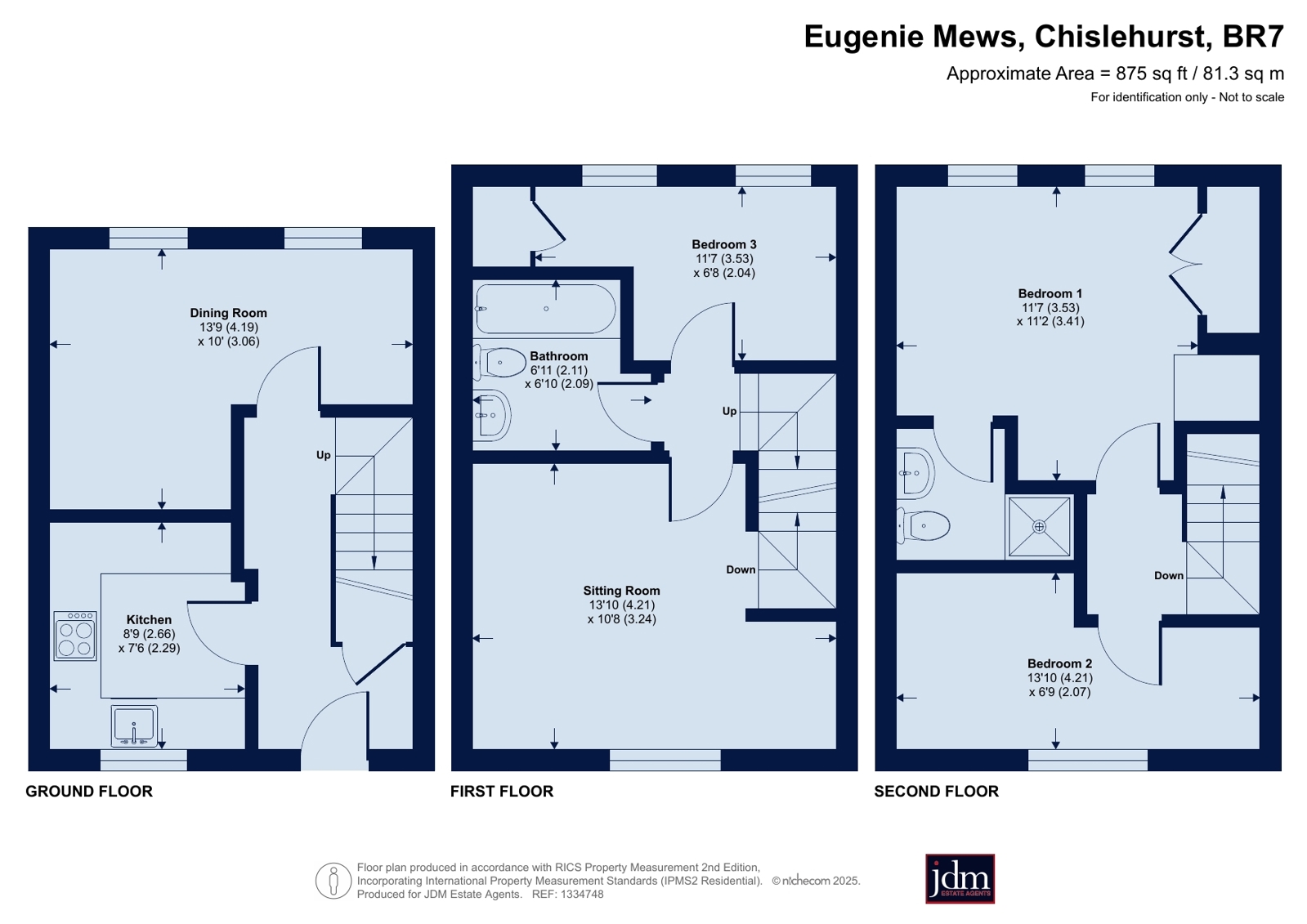 7, Eugenie Mews, Chislehurst floorplan