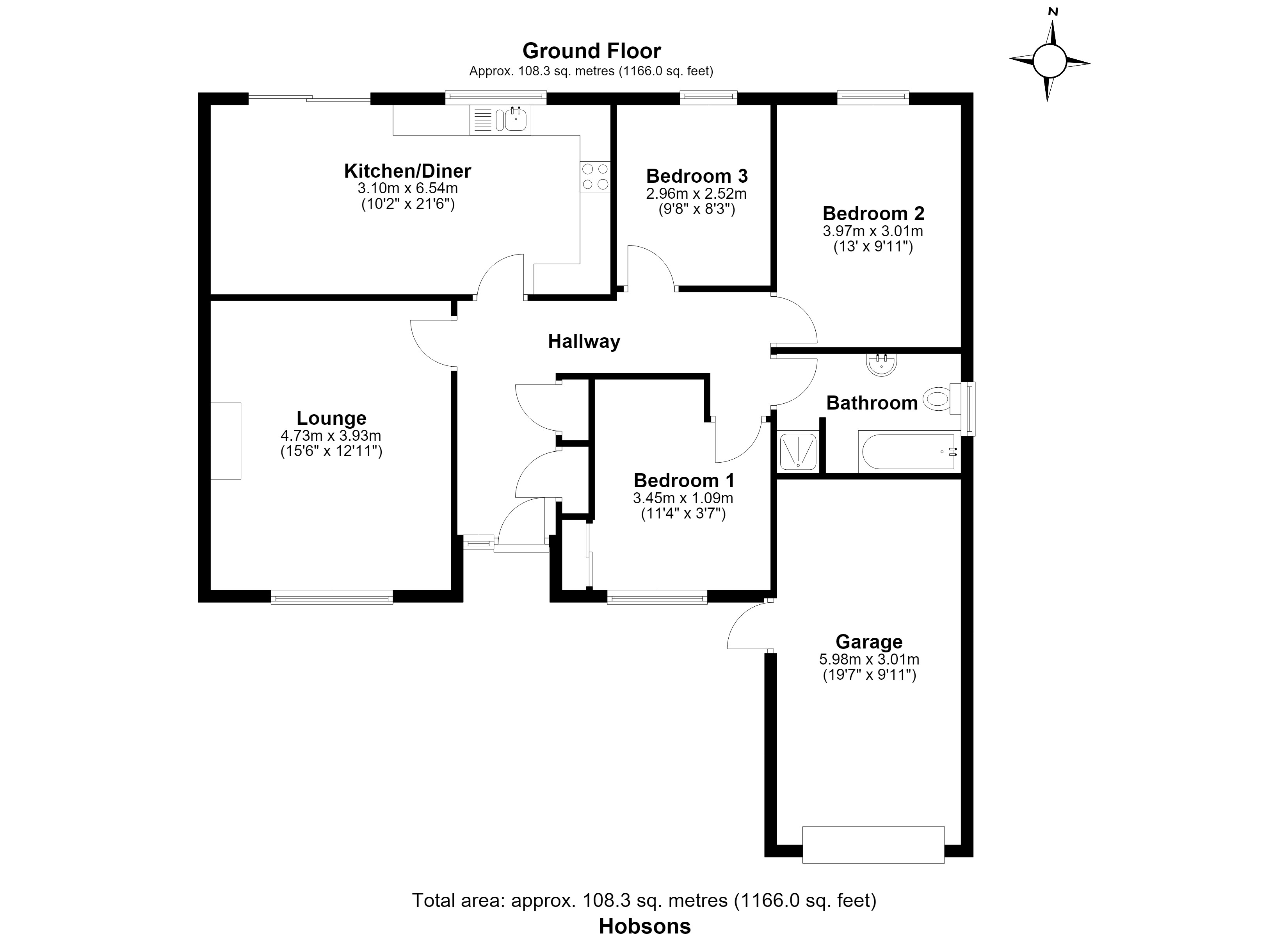 Hobsons,, High Bullen, Devon floorplan