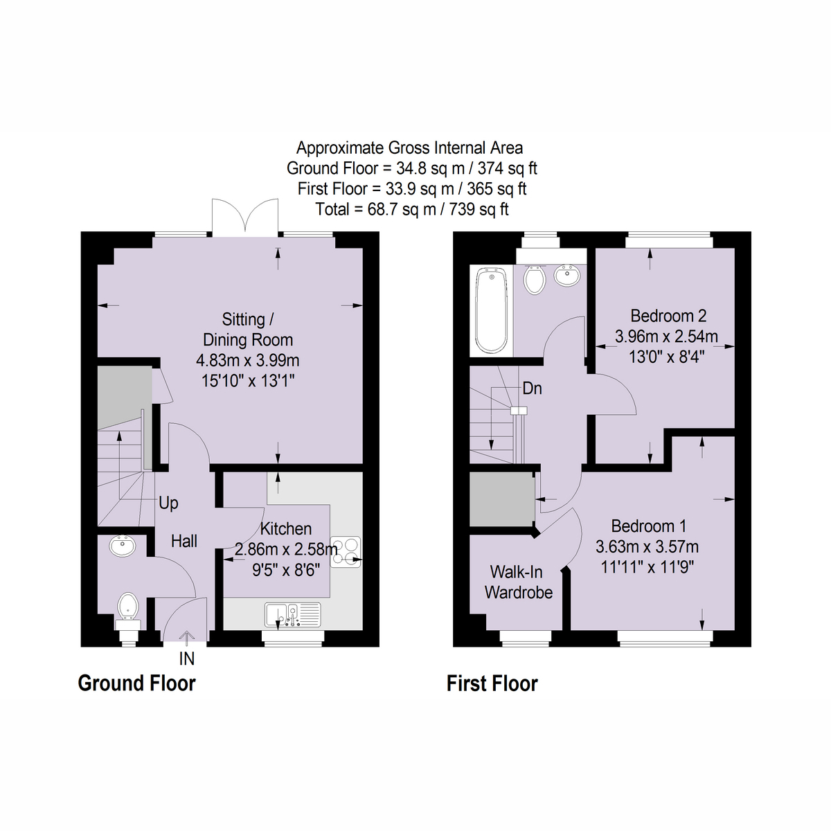 9, Normandy Way, Ringwood floorplan
