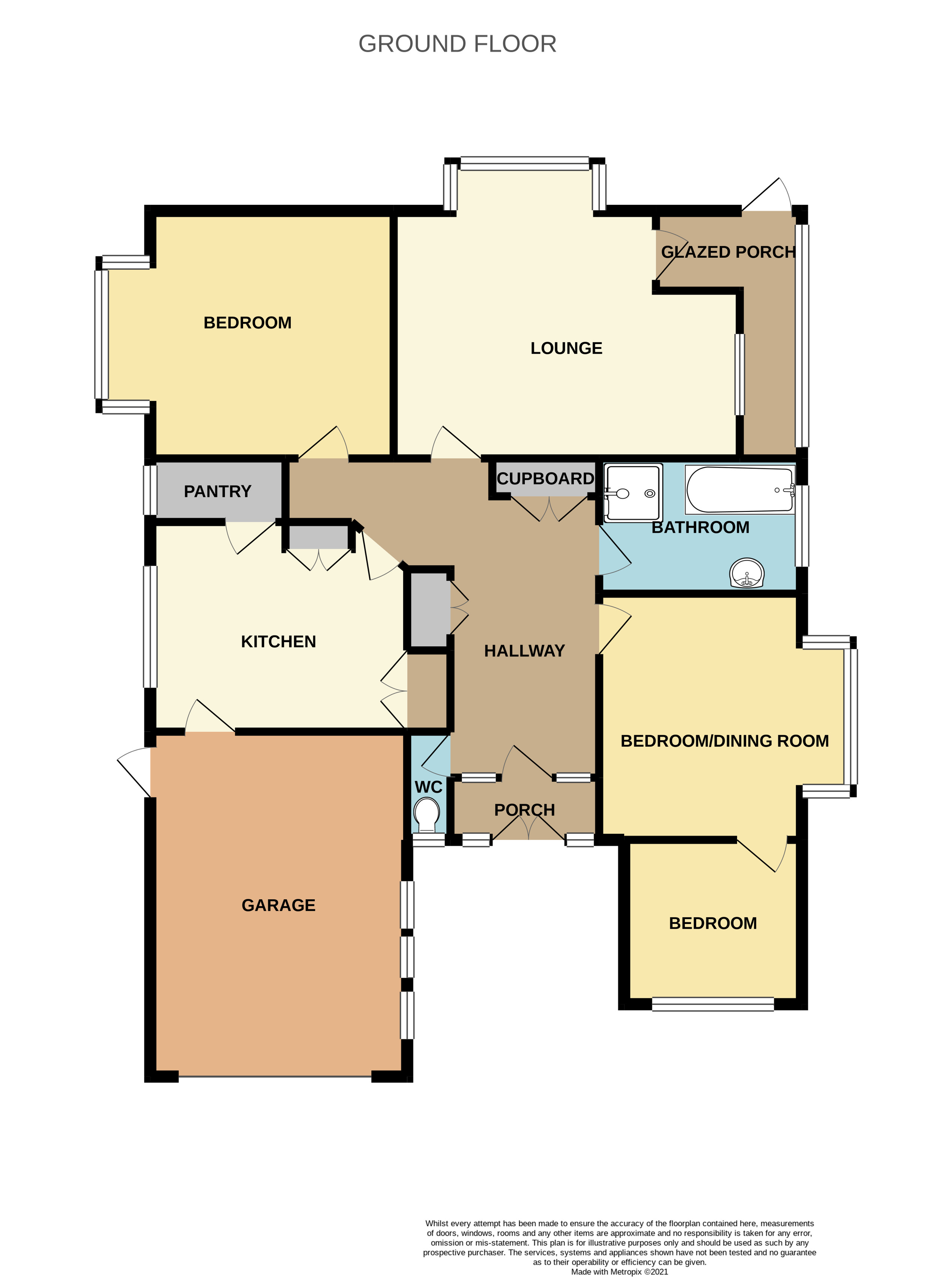 21, Throxenby Lane, Scarborough floorplan