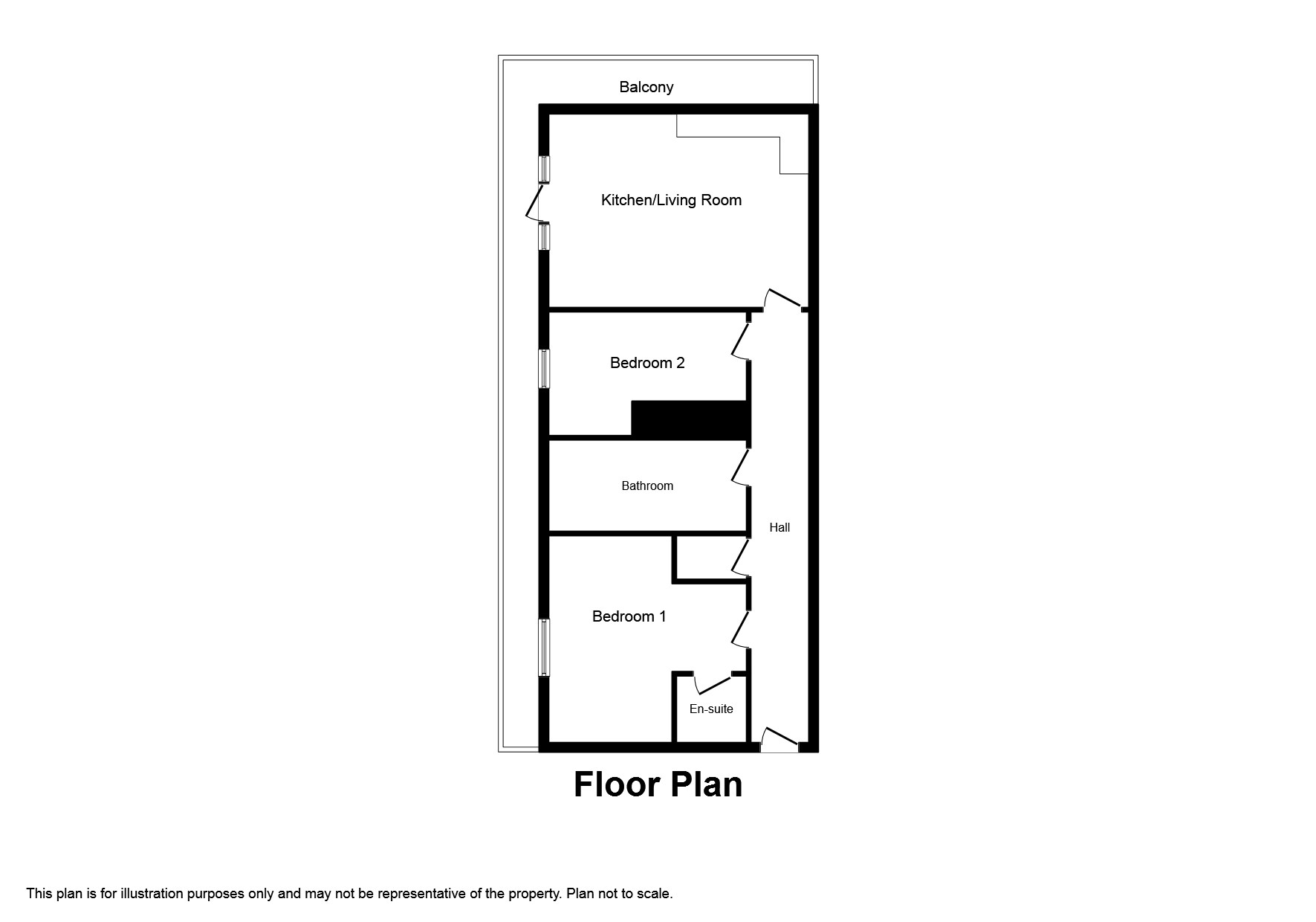 2 Bedrooms Flat to rent in The Circle, 3 New Walk Place, Leicester LE1