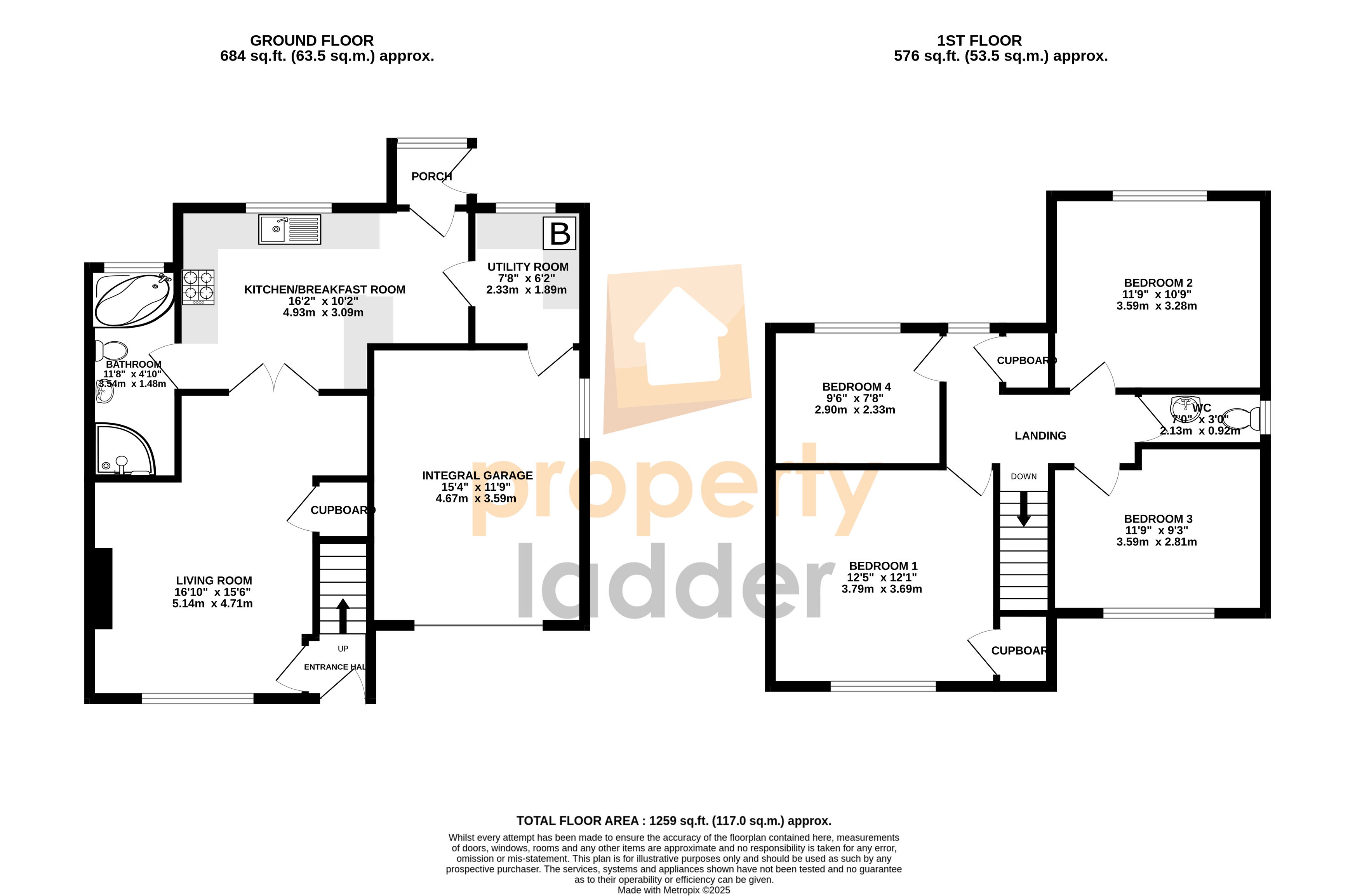 147, Angel Road, Norwich floorplan