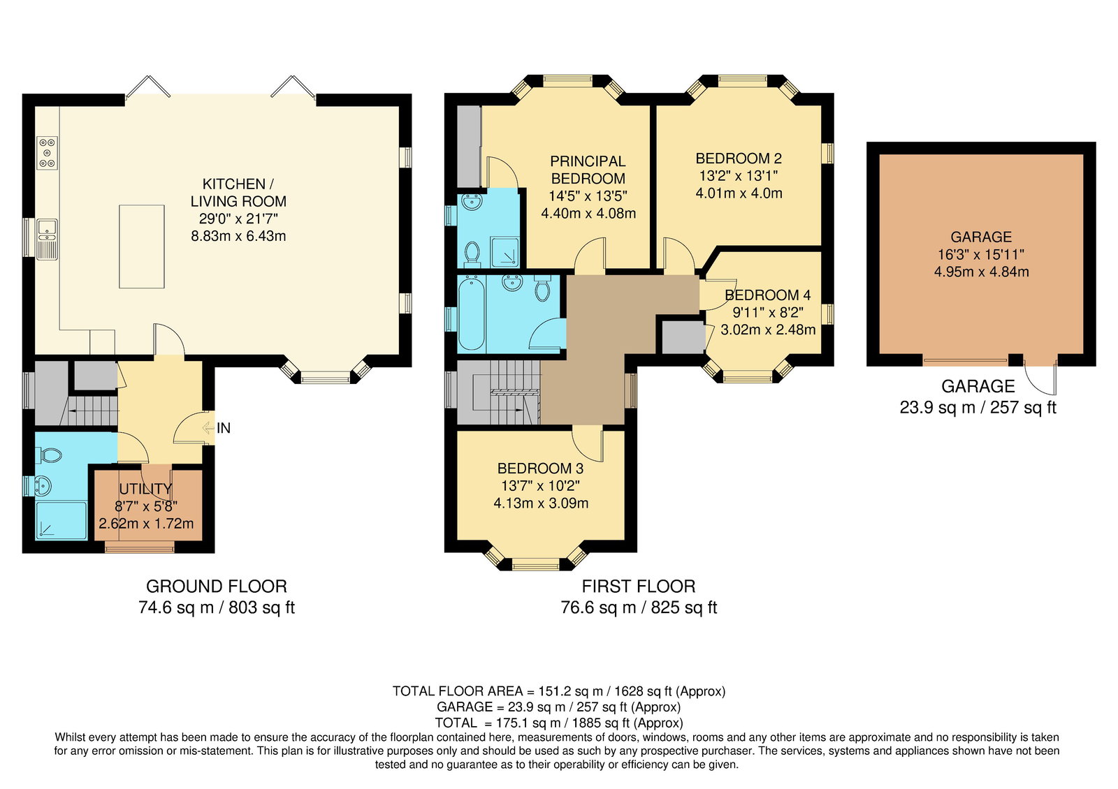 6, Brier Lea, Tadworth floorplan