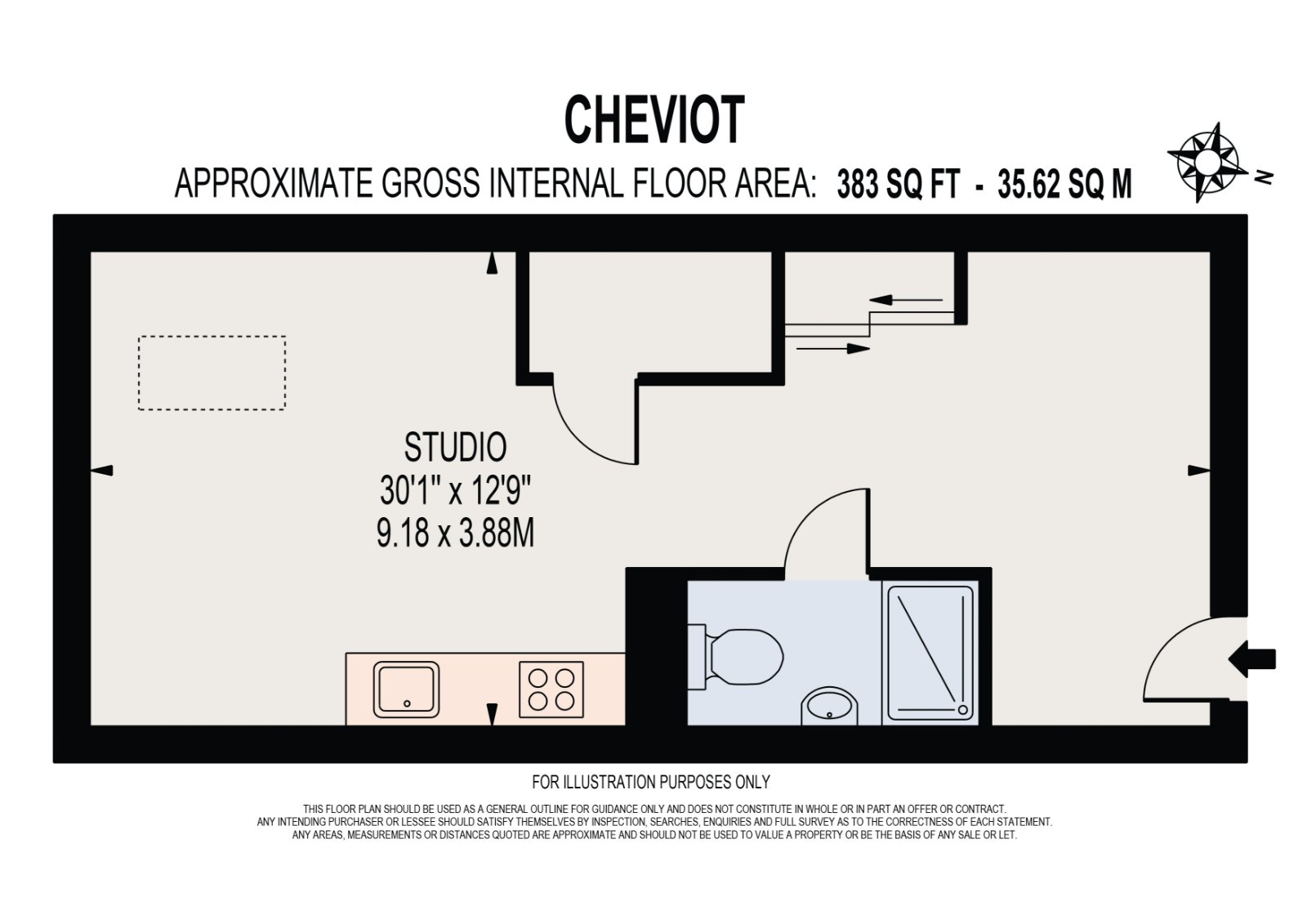 Flat B07, Cheviot House, 7, Philpot Street, London floorplan