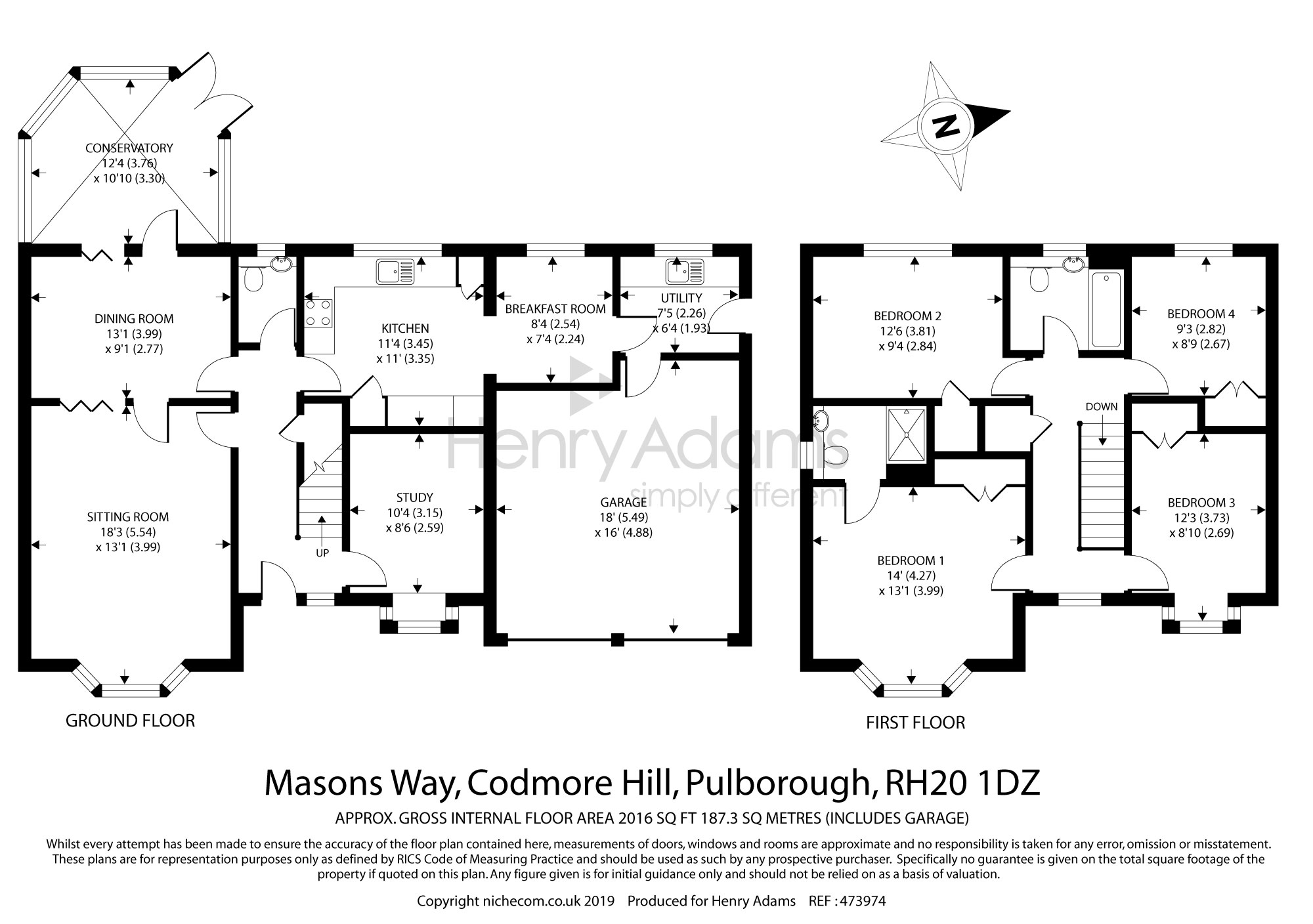 4 Bedrooms Detached house for sale in Masons Way, Codmore Hill, Pulborough RH20