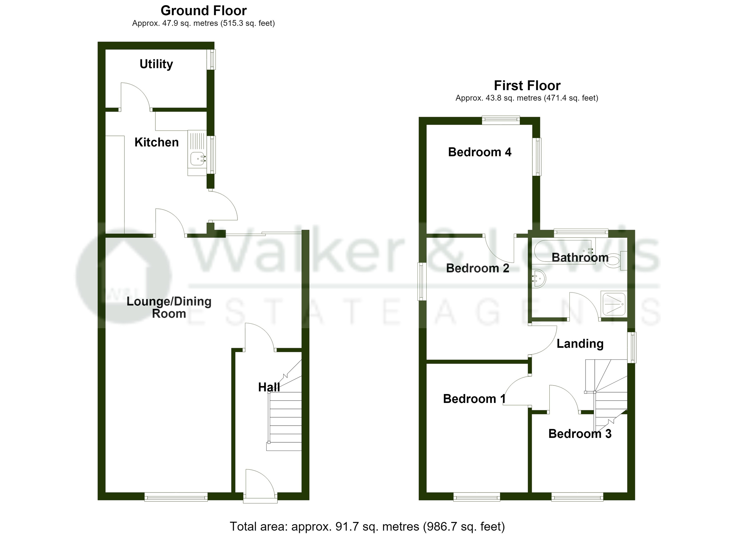 Chapel House, Merthyr Tydfil floorplan