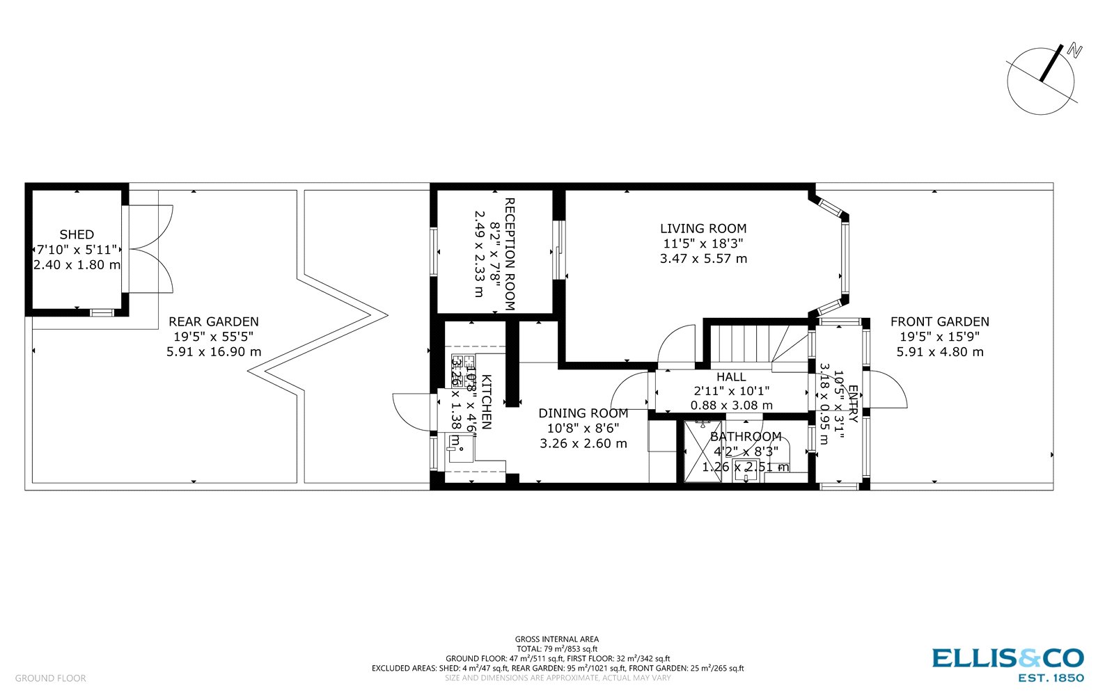 9, Bamford Avenue, Wembley floorplan