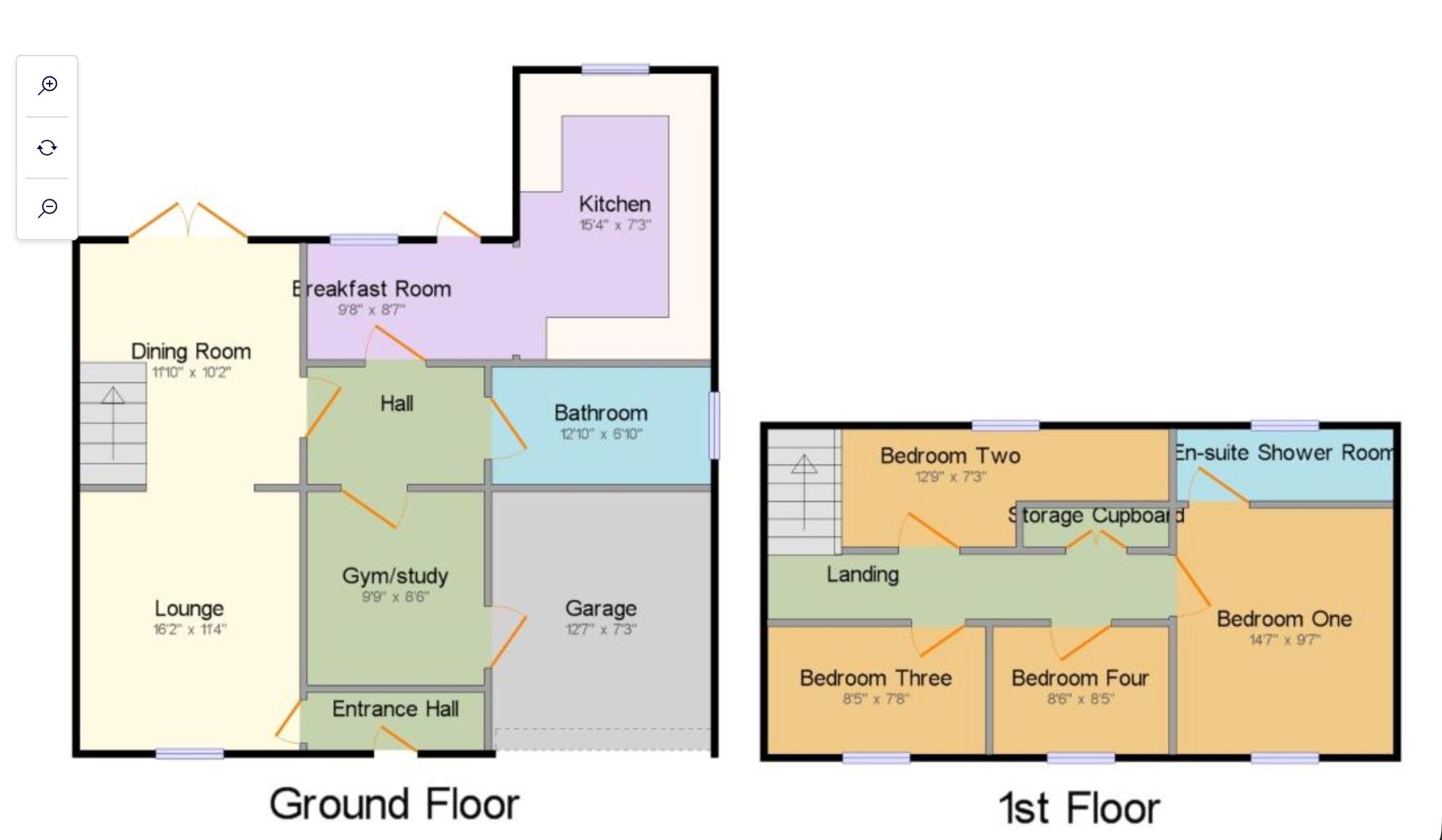 85 Wigan Road, Leigh floorplan