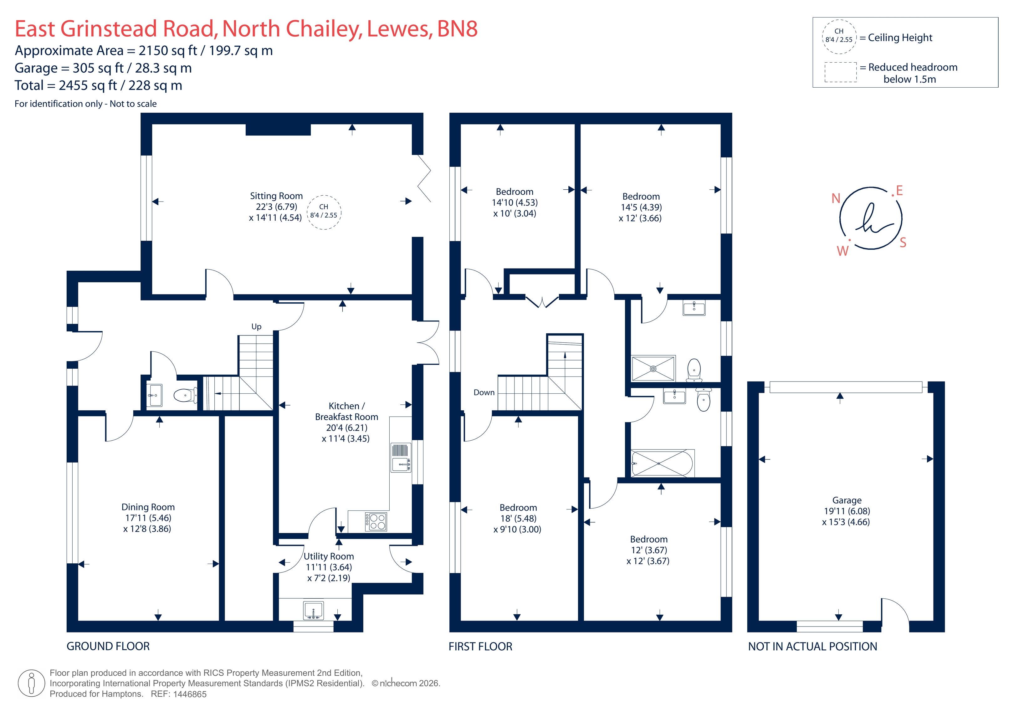 Oakwood, East Grinstead Road, North Chailey floorplan