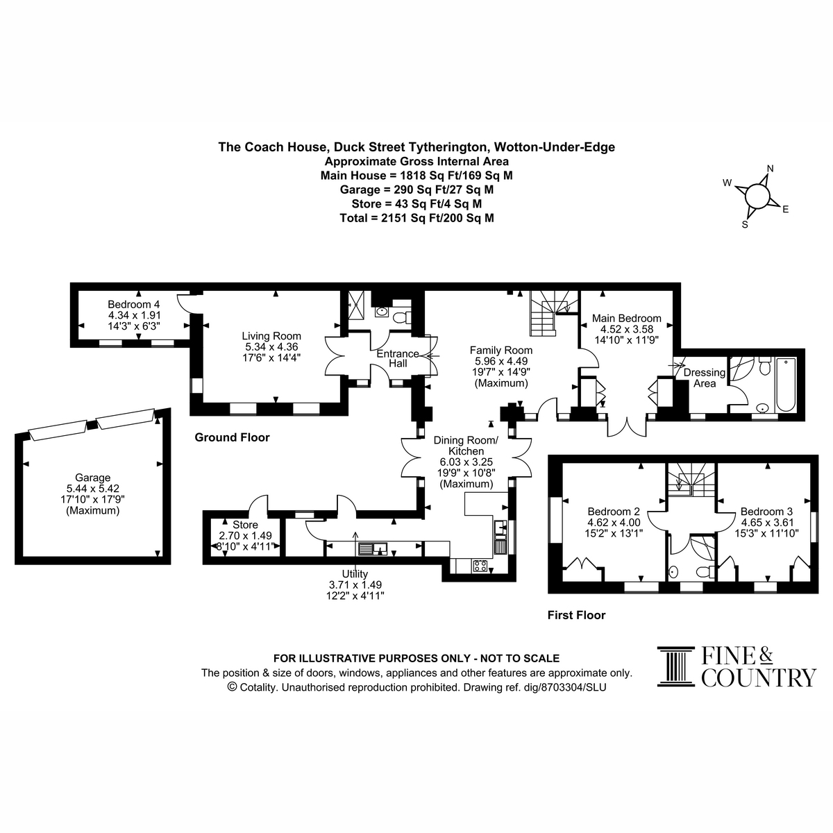 The Coach House, Duck Street, Wotton-under-edge floorplan