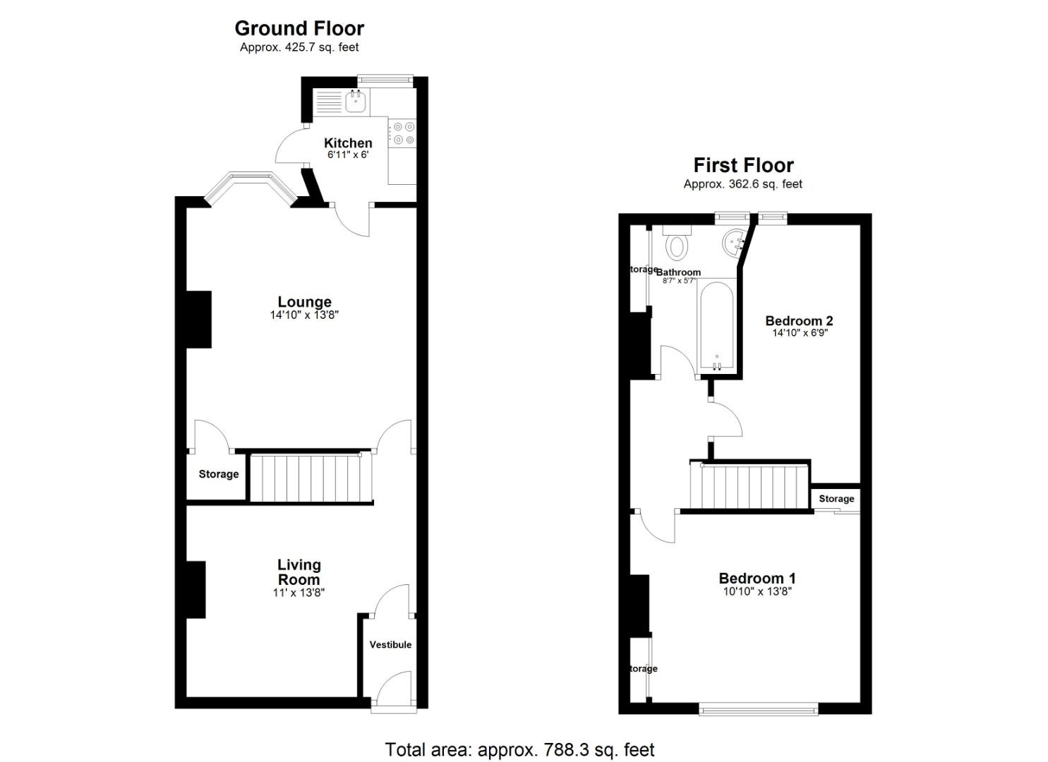 Basnett Street, Burnley Bb10, 2 Bedroom Terraced House For Sale 