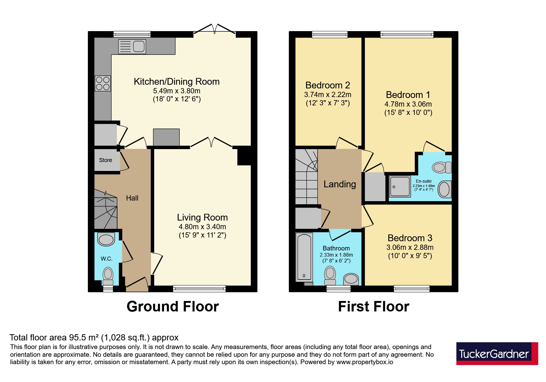 20, Tayberry Close, Cambridgeshire floorplan
