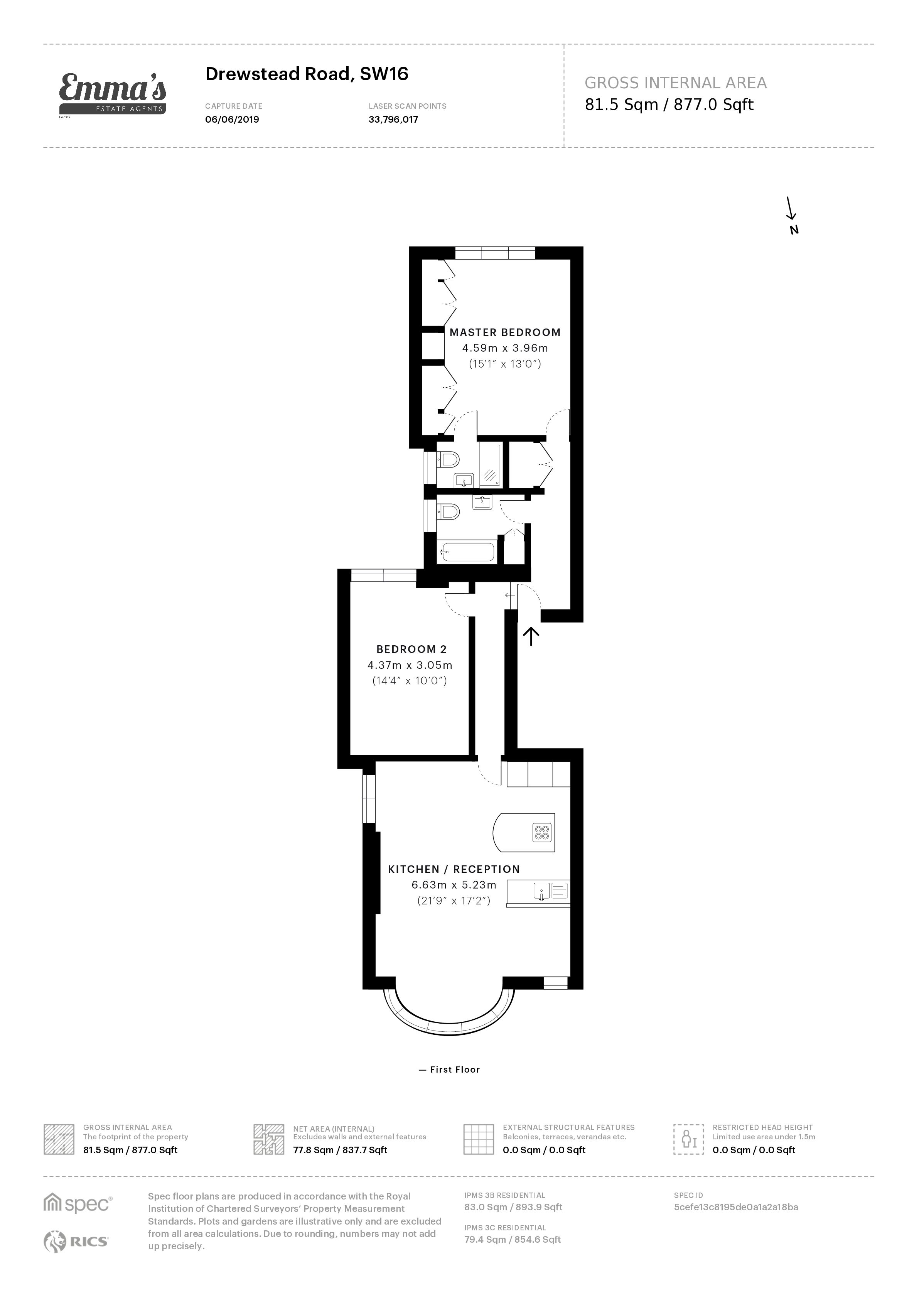 2 Bedrooms Flat to rent in Drewstead Road, London SW16