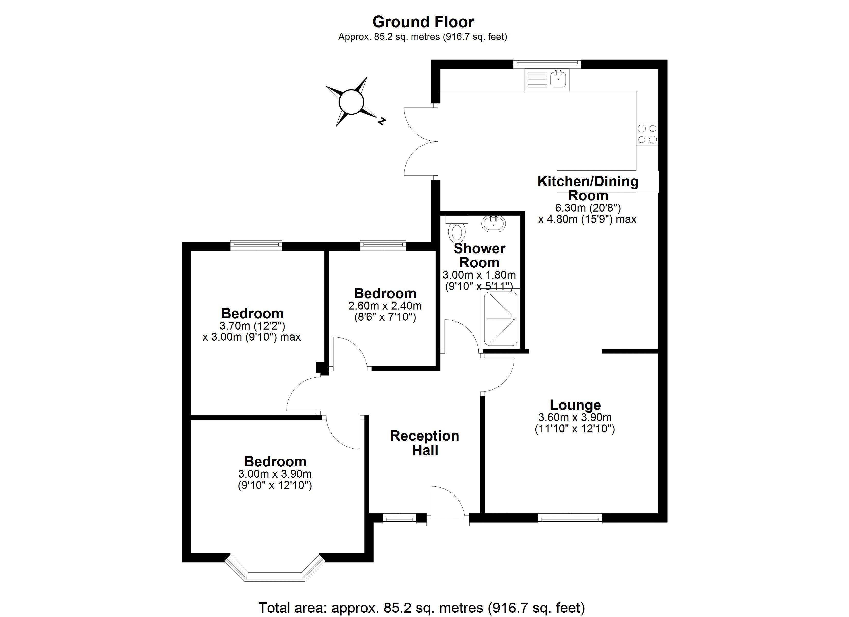 Conway, Bridgnorth Road, Broseley floorplan