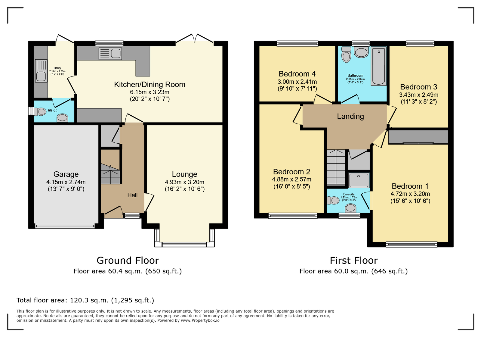 32, Foden Close, Leyland floorplan