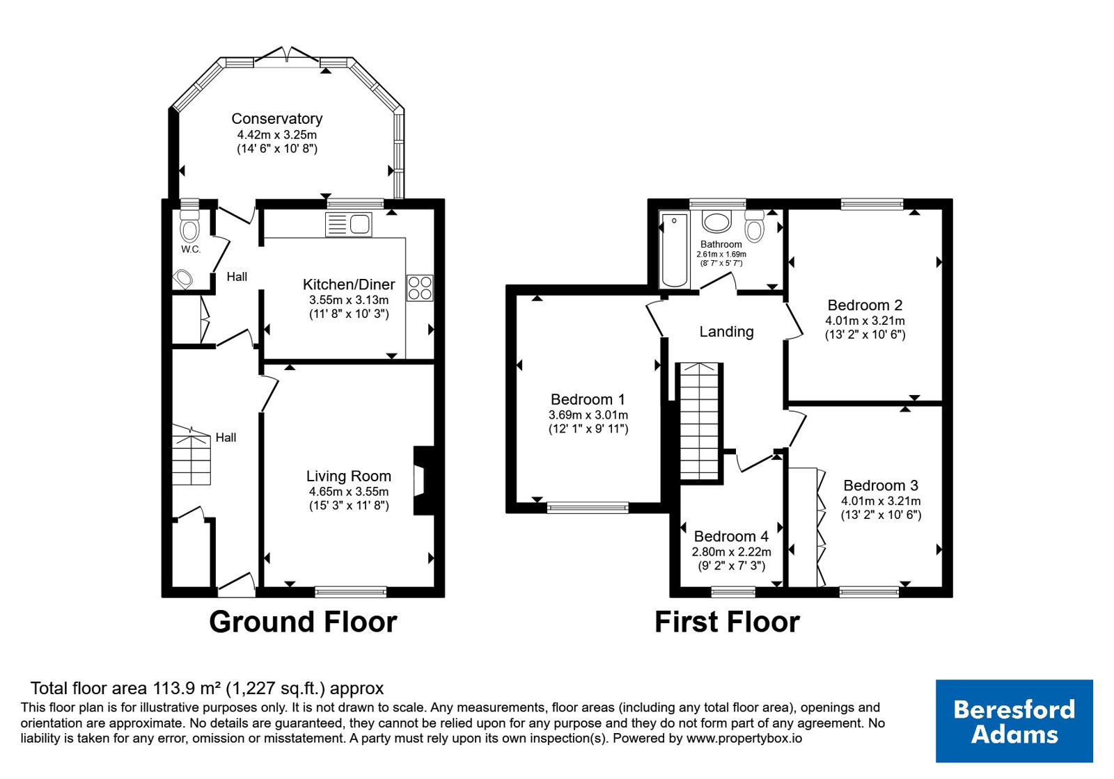 44, St. Margaret Way, Wrexham floorplan