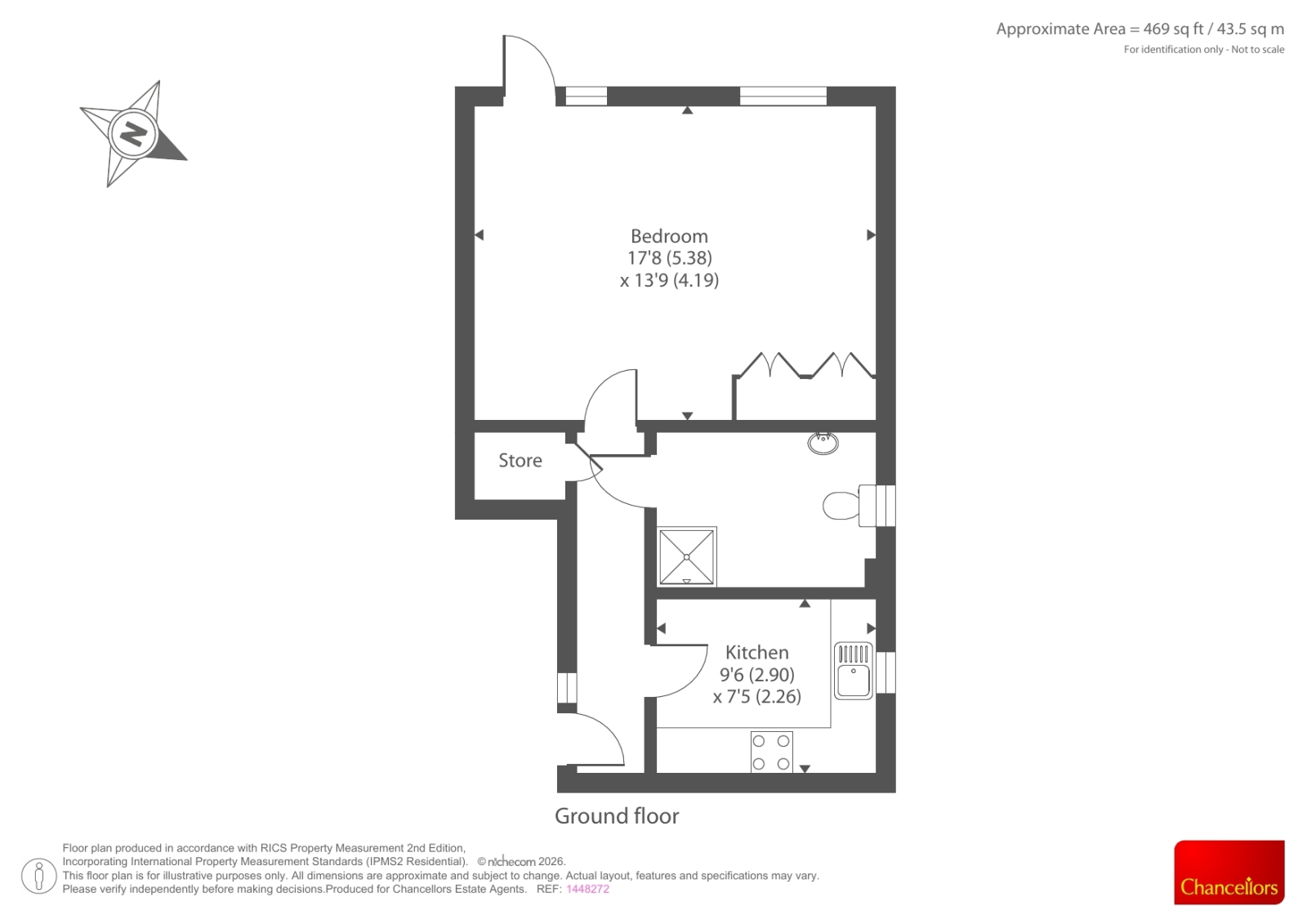 FLAT 2 ANGEVINS HOUSE, Lower Fisher Row, Oxford floorplan