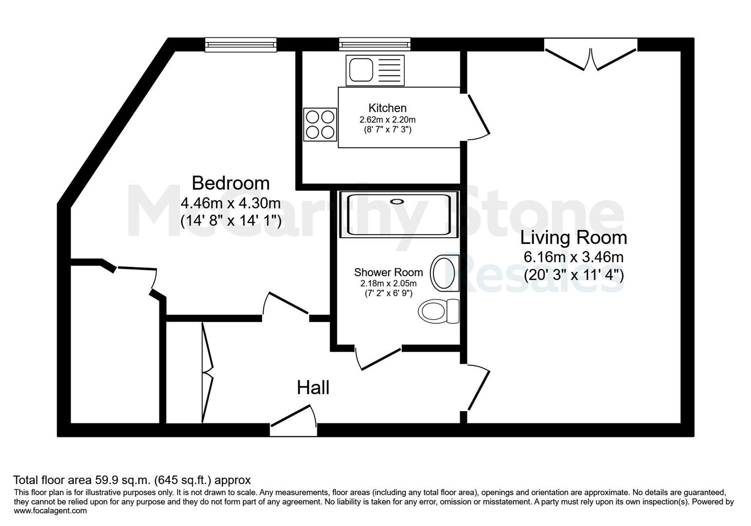 15 Catherine Place, Scalford Road, Melton Mowbray floorplan